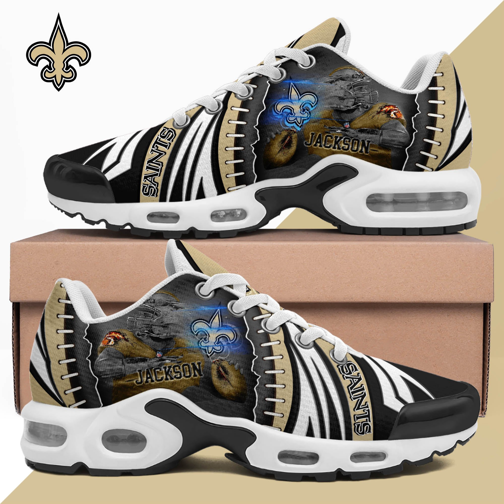 New Orleans Saints TN Shoes 2026 Version Custom Your Name 919