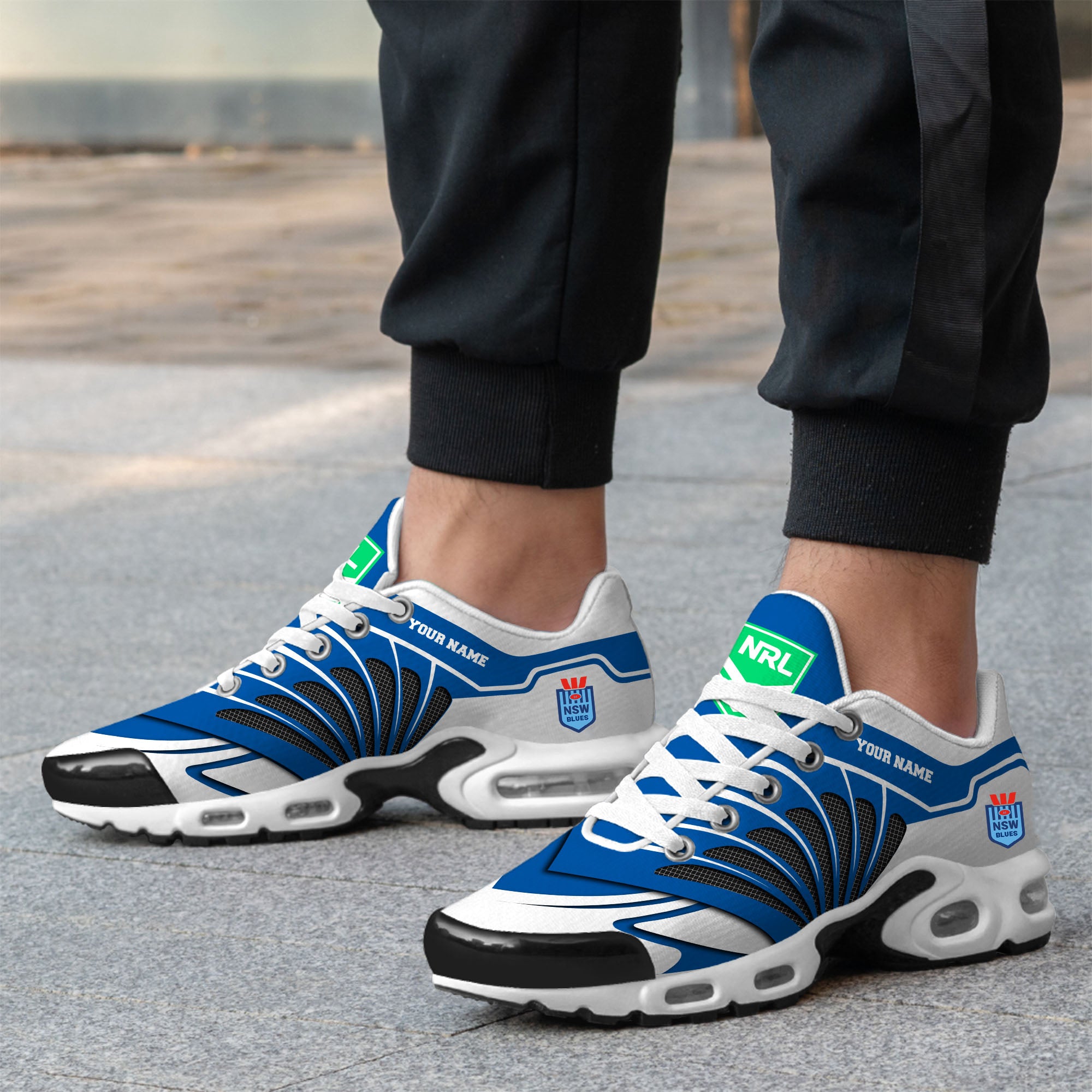 new south wales blues customized unisex air max plus sneakers 3426 spyju