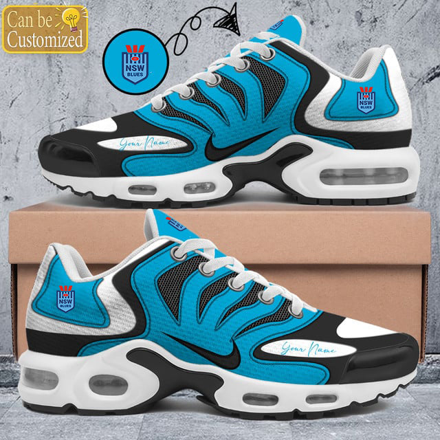 New South Wales rugby league team  CUSTOMIZED UNISEX AIR MAX PLUS SNEAKERS