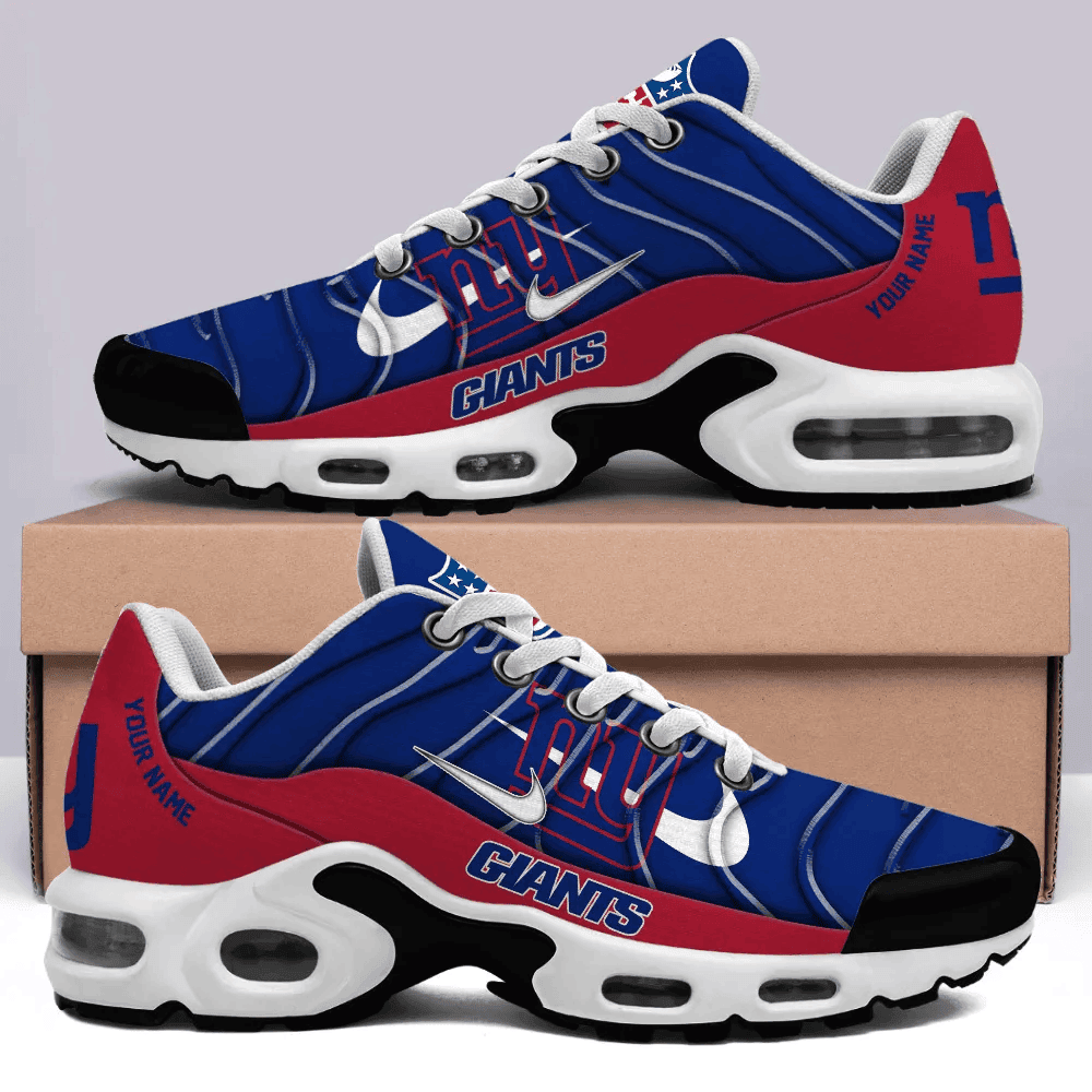 New York Giants Personalized Name Team Mix Colors V4 TN Shoes Air Cushion Sneakers