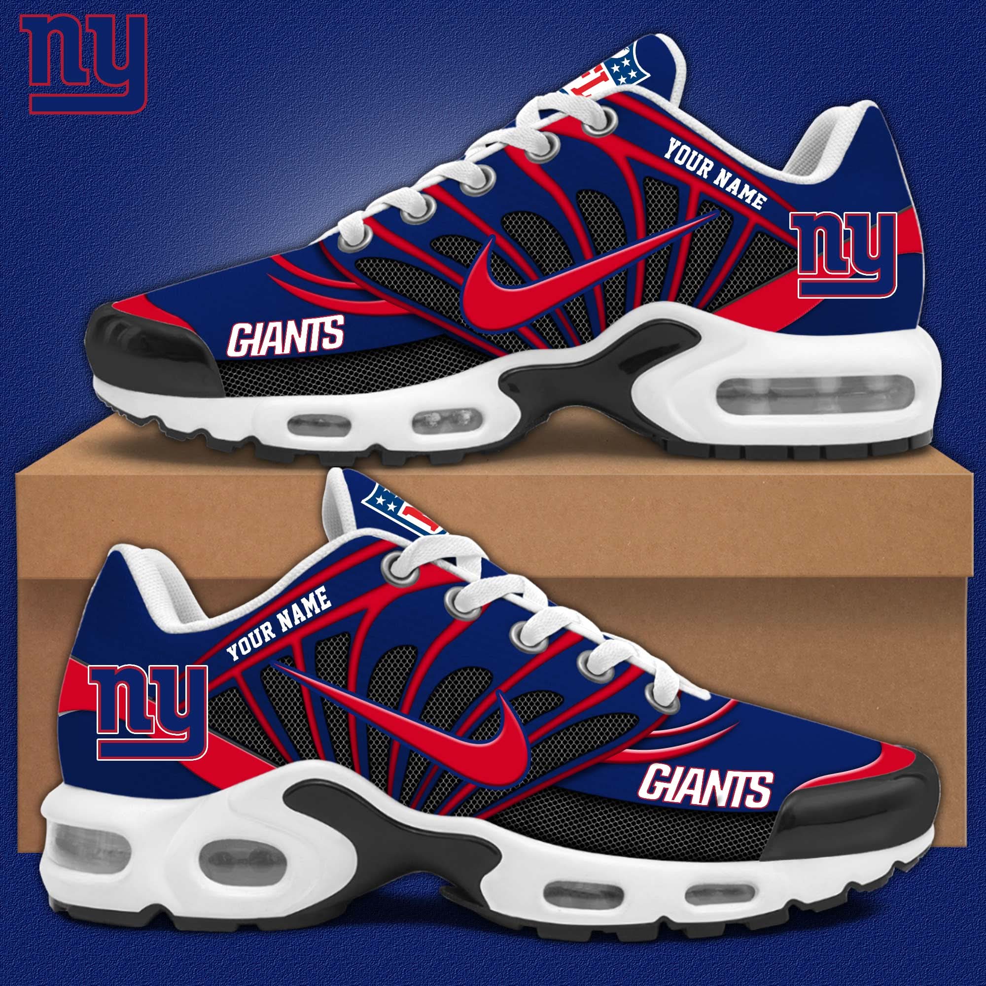 New York Giants Personalized Shoes 