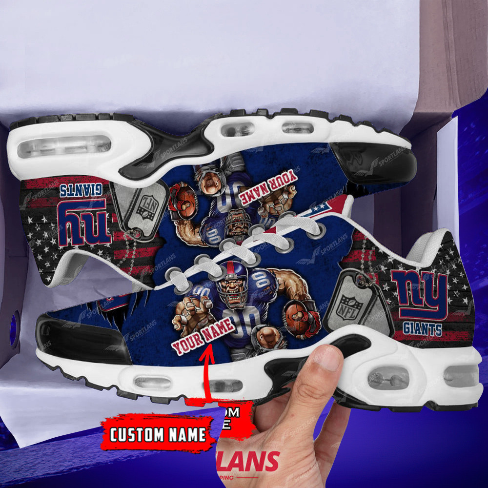 New York Giants Personalized TN Air Max Shoes Air Cushion Sneakers DTYNNS