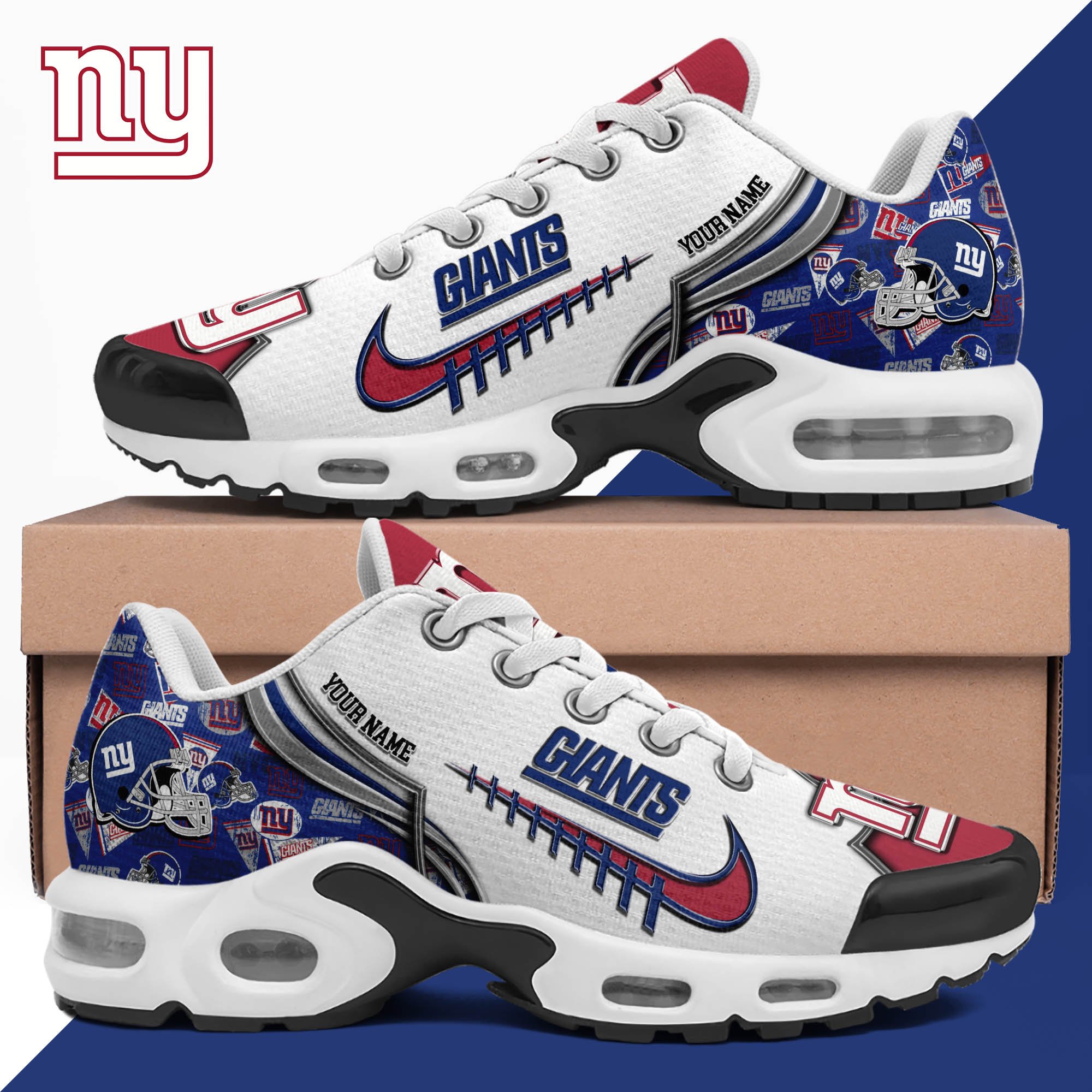 new york giants tn shoes 2026 version custom your name 642 7221 hzhjf