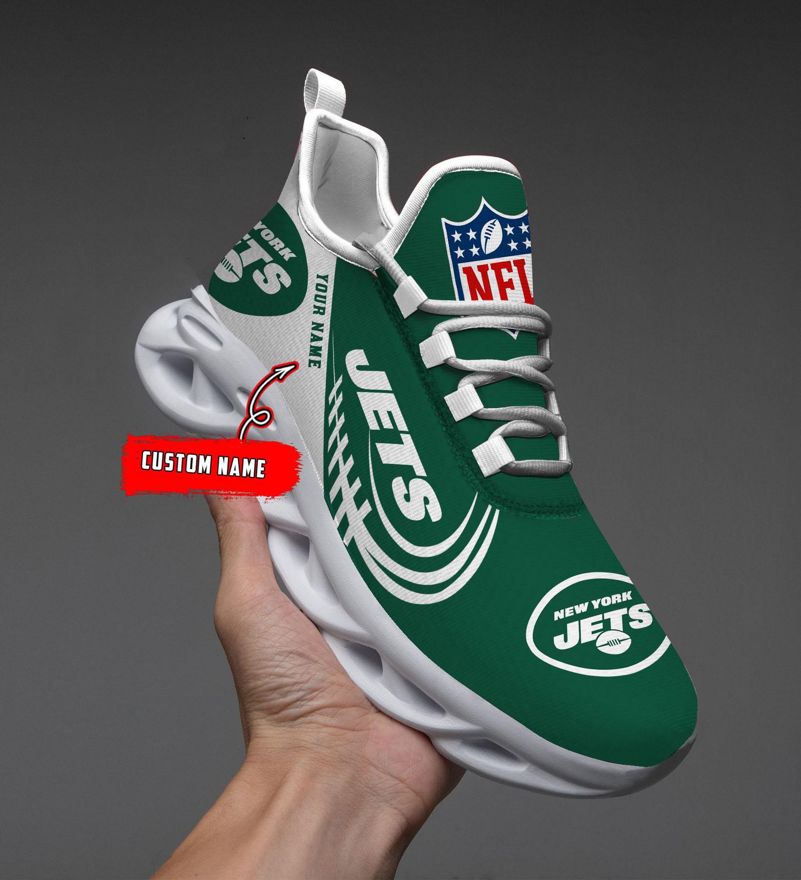 new york jets black max soul shoes 2026 versions custom name 630 7889 y6eaq