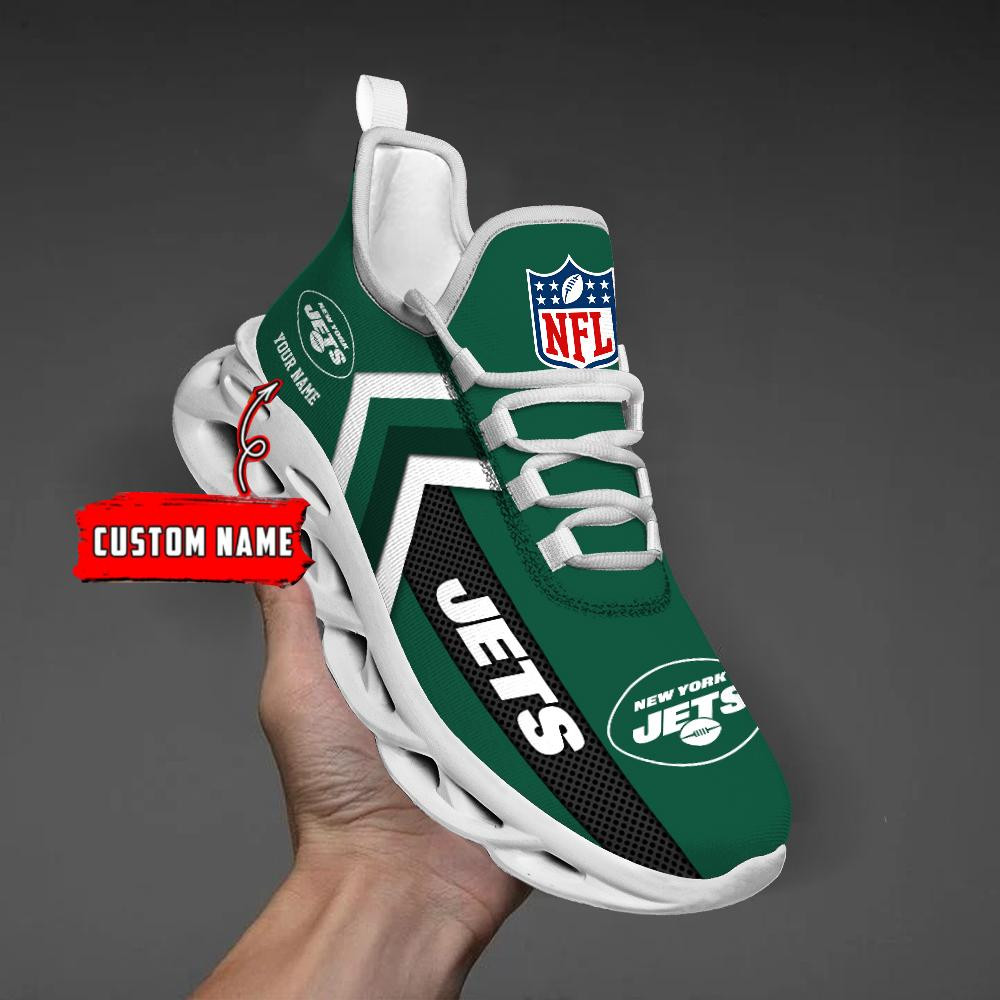 new york jets black max soul shoes 2026 versions custom name 638 1145 bgv0z