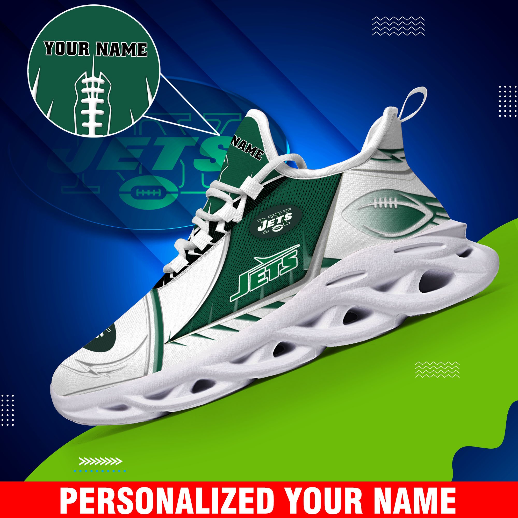 new york jets sport white c sneakers 2026 version personalized your name 528 6110 o0t3j