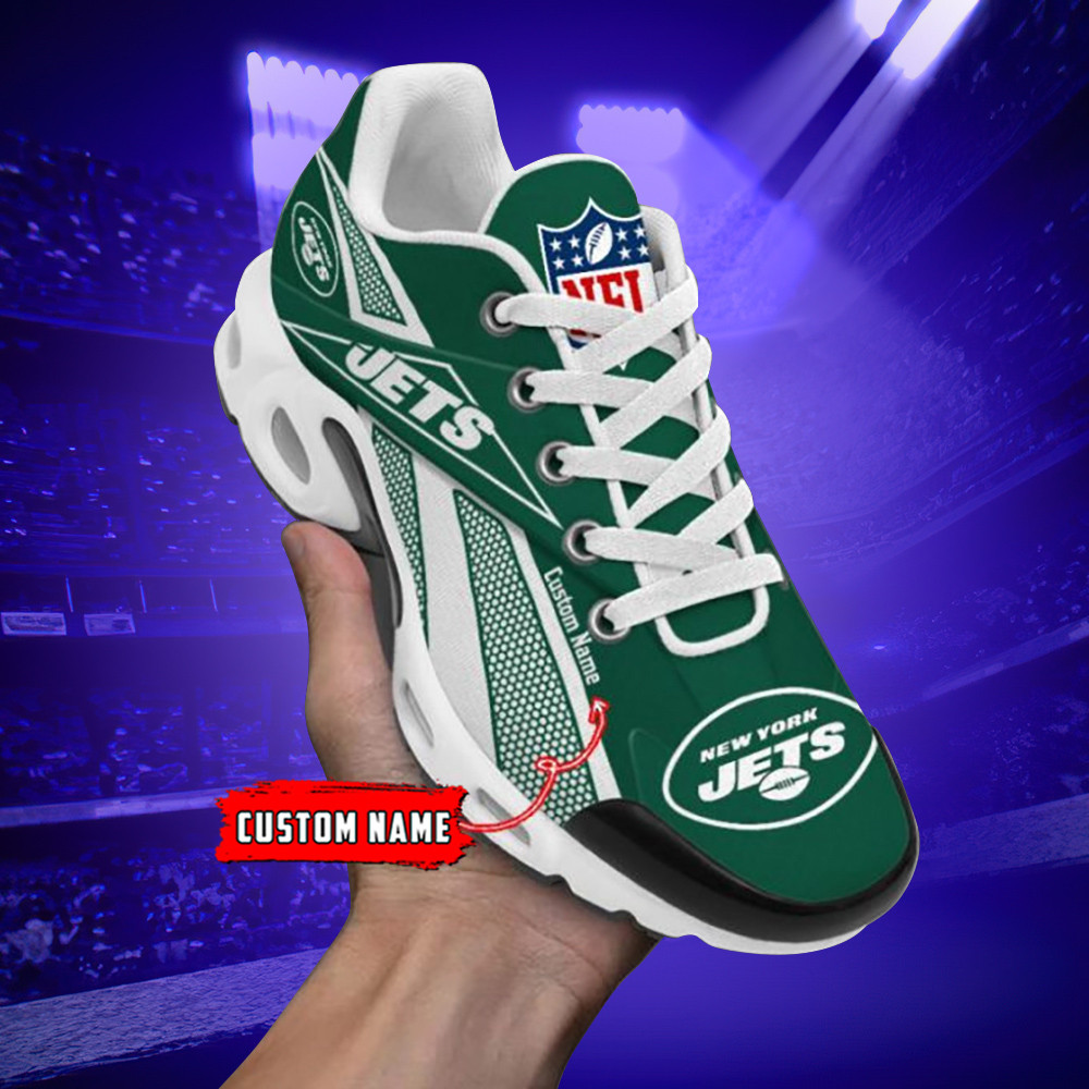 new york jets team custom name air max shoes air cushion sneakers 7702 nv6cr