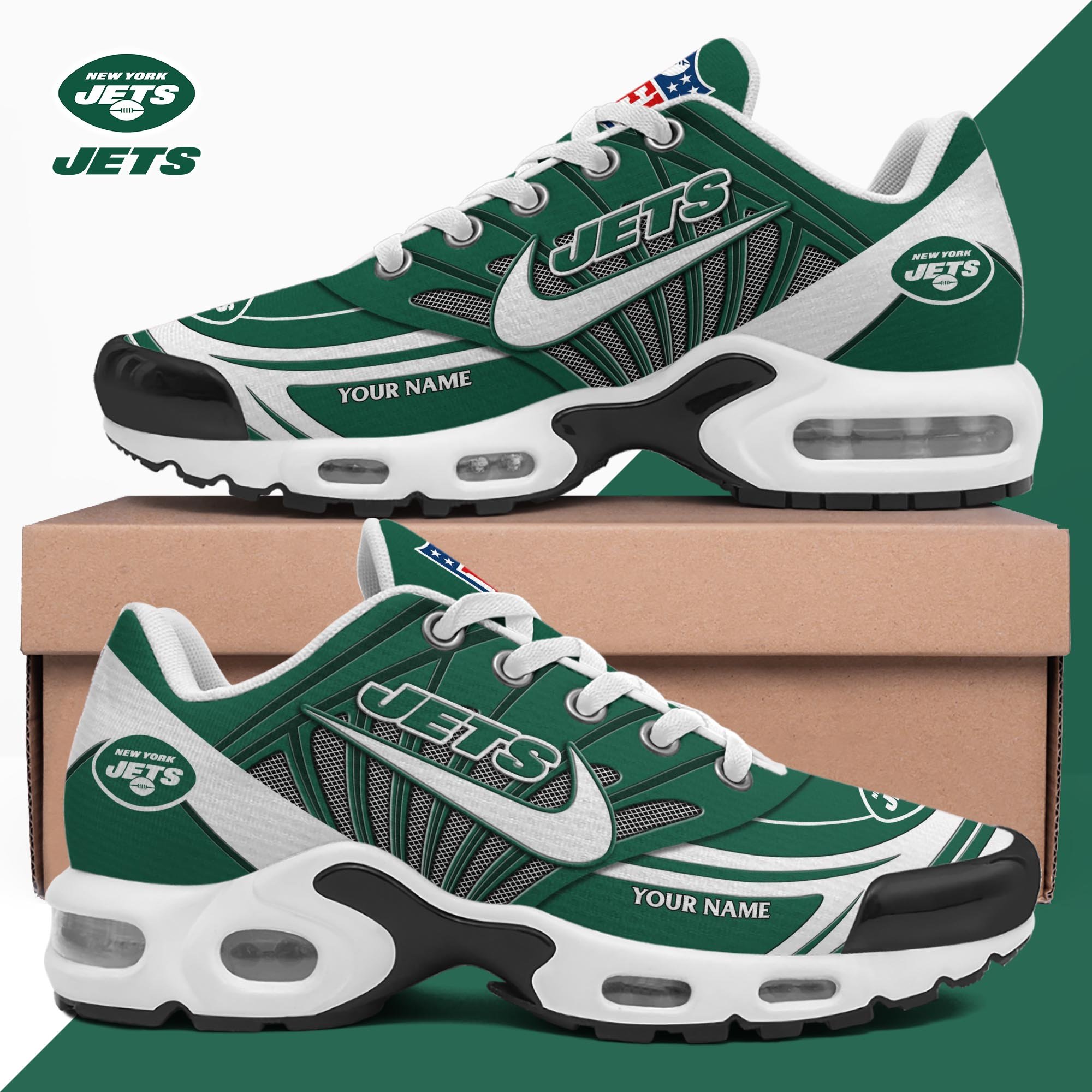 new york jets tn shoes 2026 version custom your name 3603