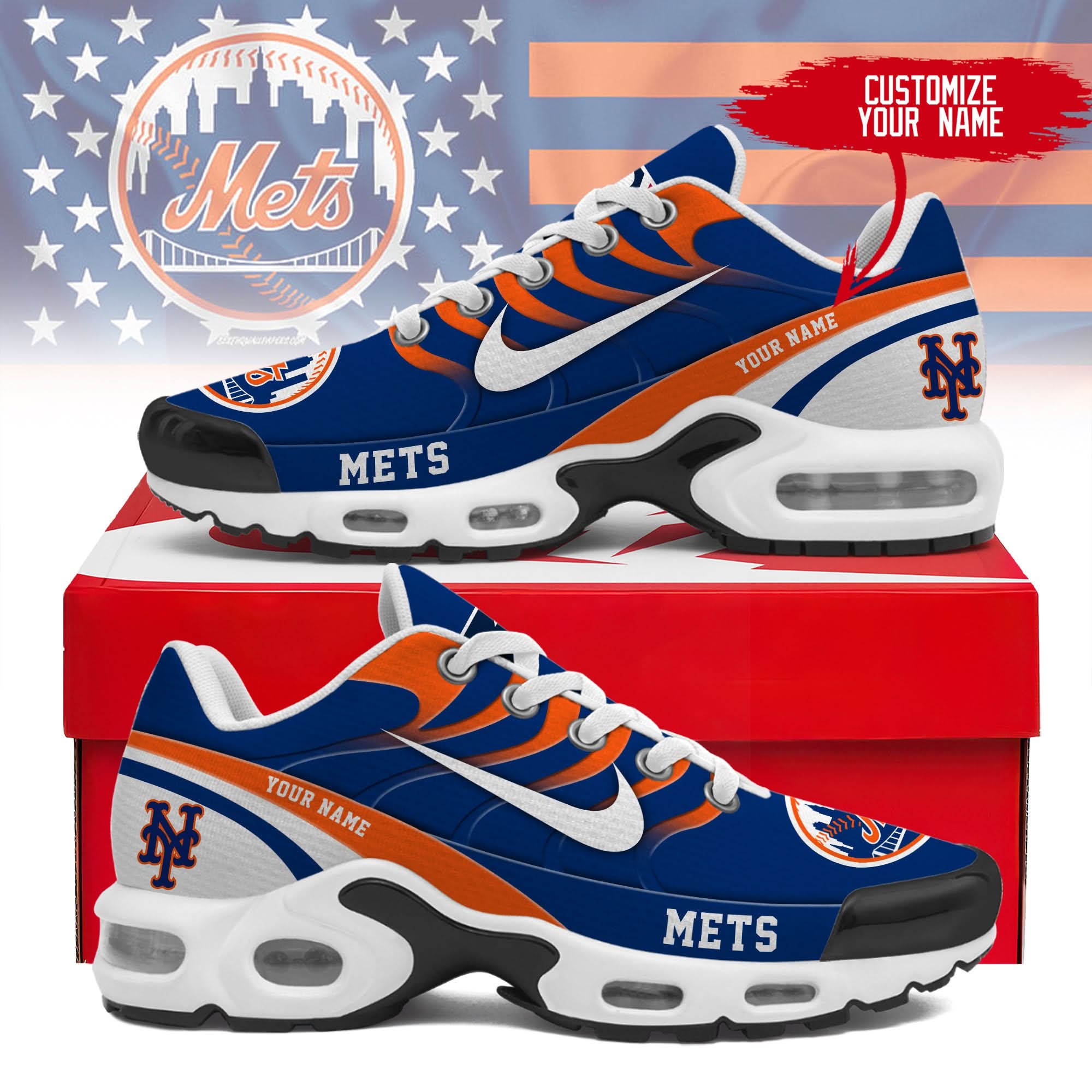 new york mets personalized air max shoes 300525 7170 bjbk8