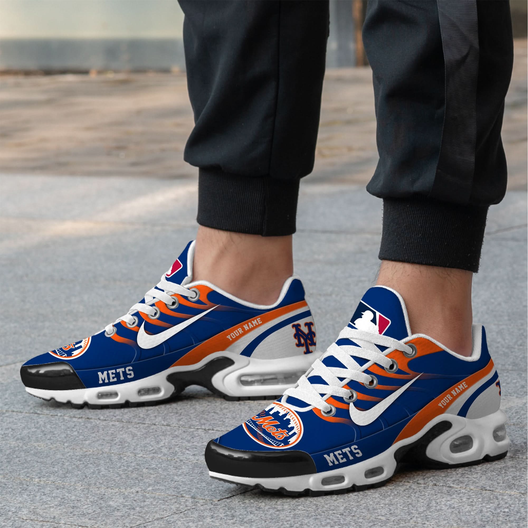 new york mets personalized air max shoes td 300525 6775 garfl