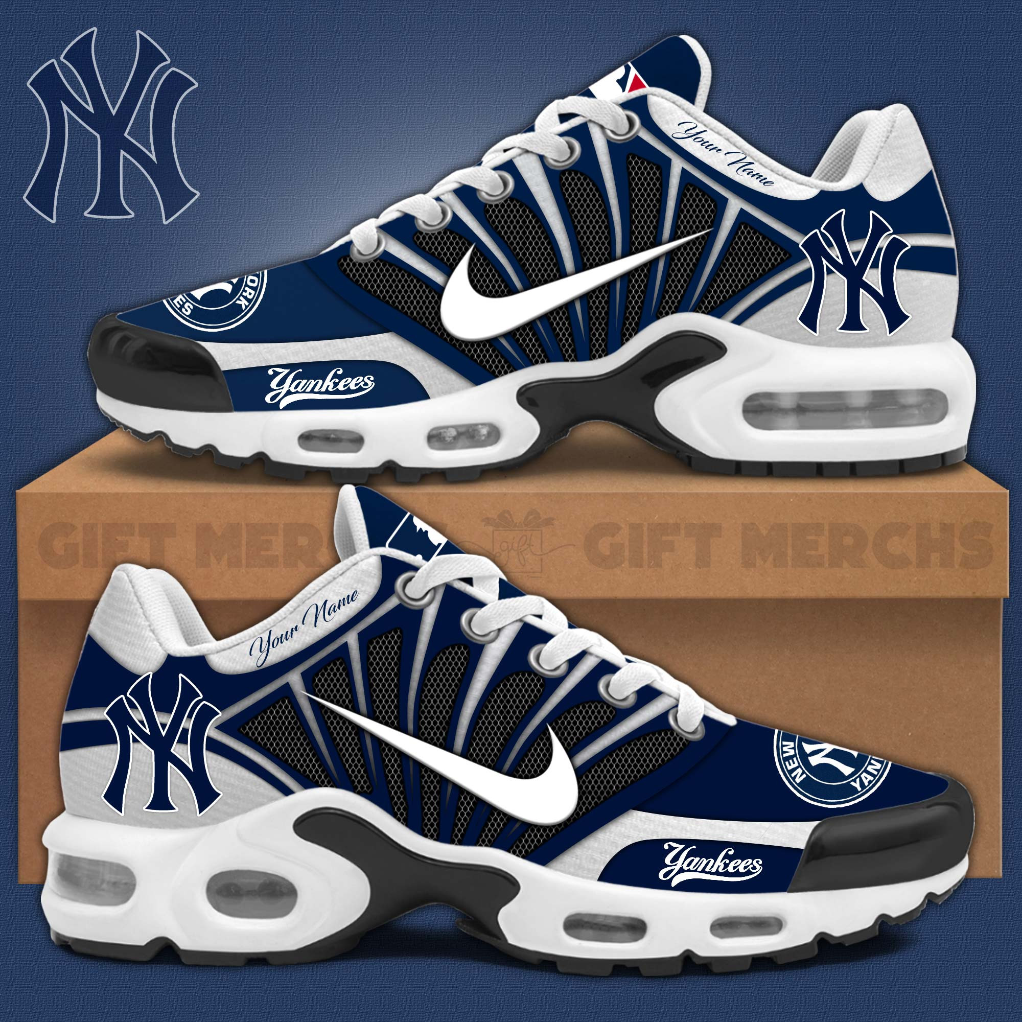 New York Yankees TN Air Max Plus Shoes Sneakers For Men And Women