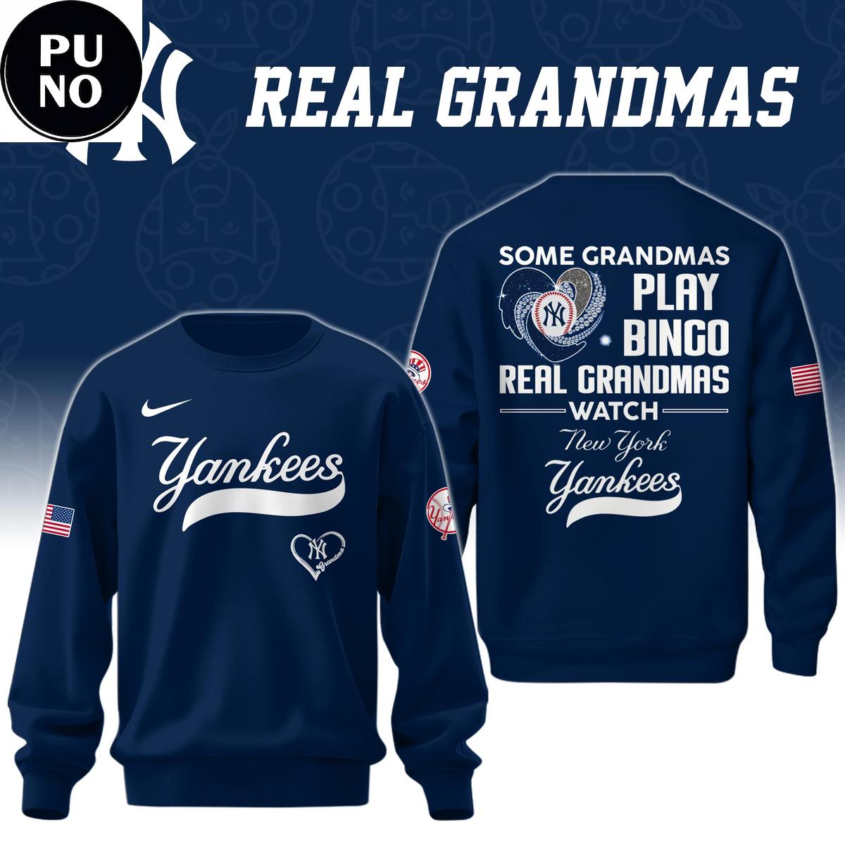 New York Yankees x Real Grandmas 2026 Sweatshirt 