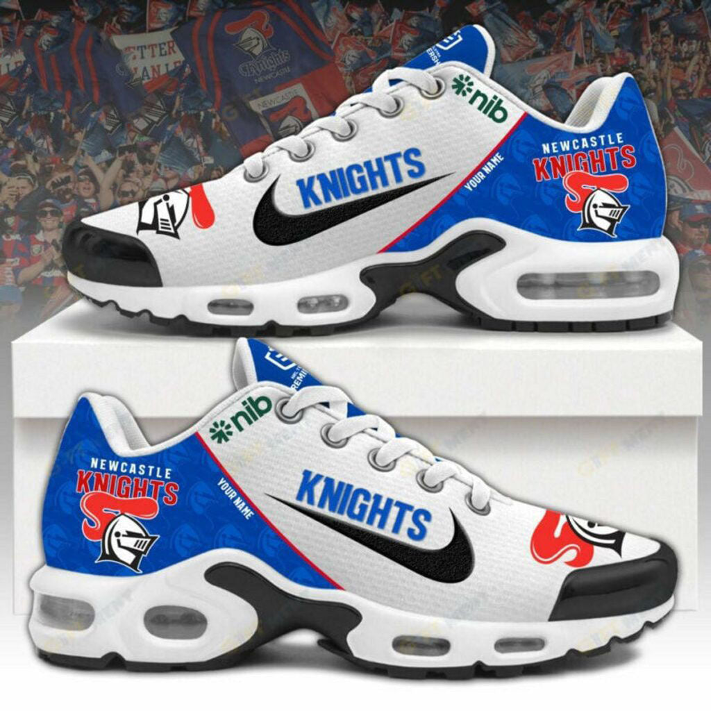 newcastle knights customized unisex air max plus sneaker 9717 5ibhp