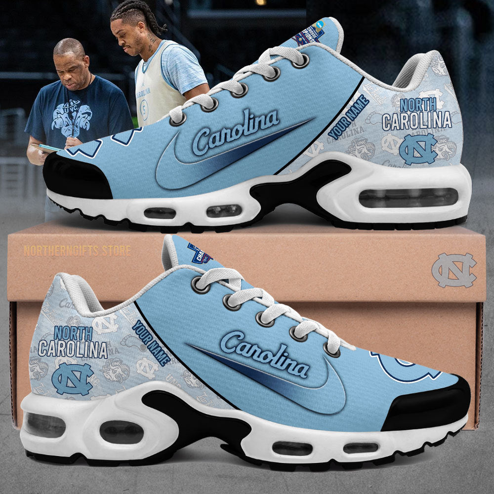 North Carolina Tar Heels Basketball Custom Name For Fans Shoes
