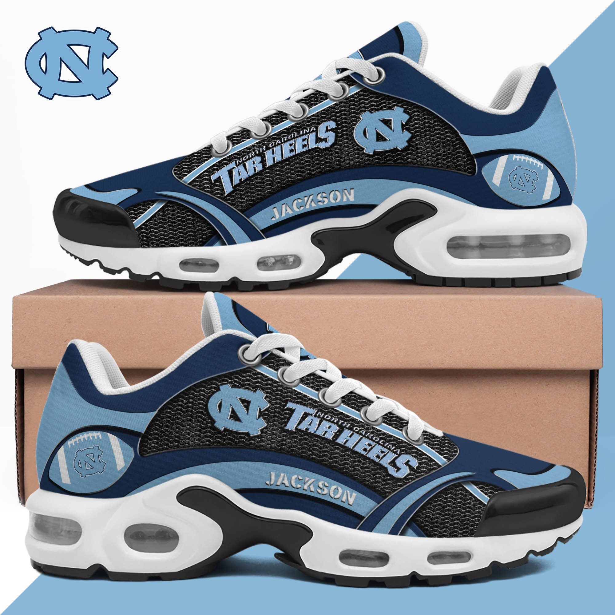 north carolina tar heels team tn shoes 2026 version custom name 889 9174 vzppi