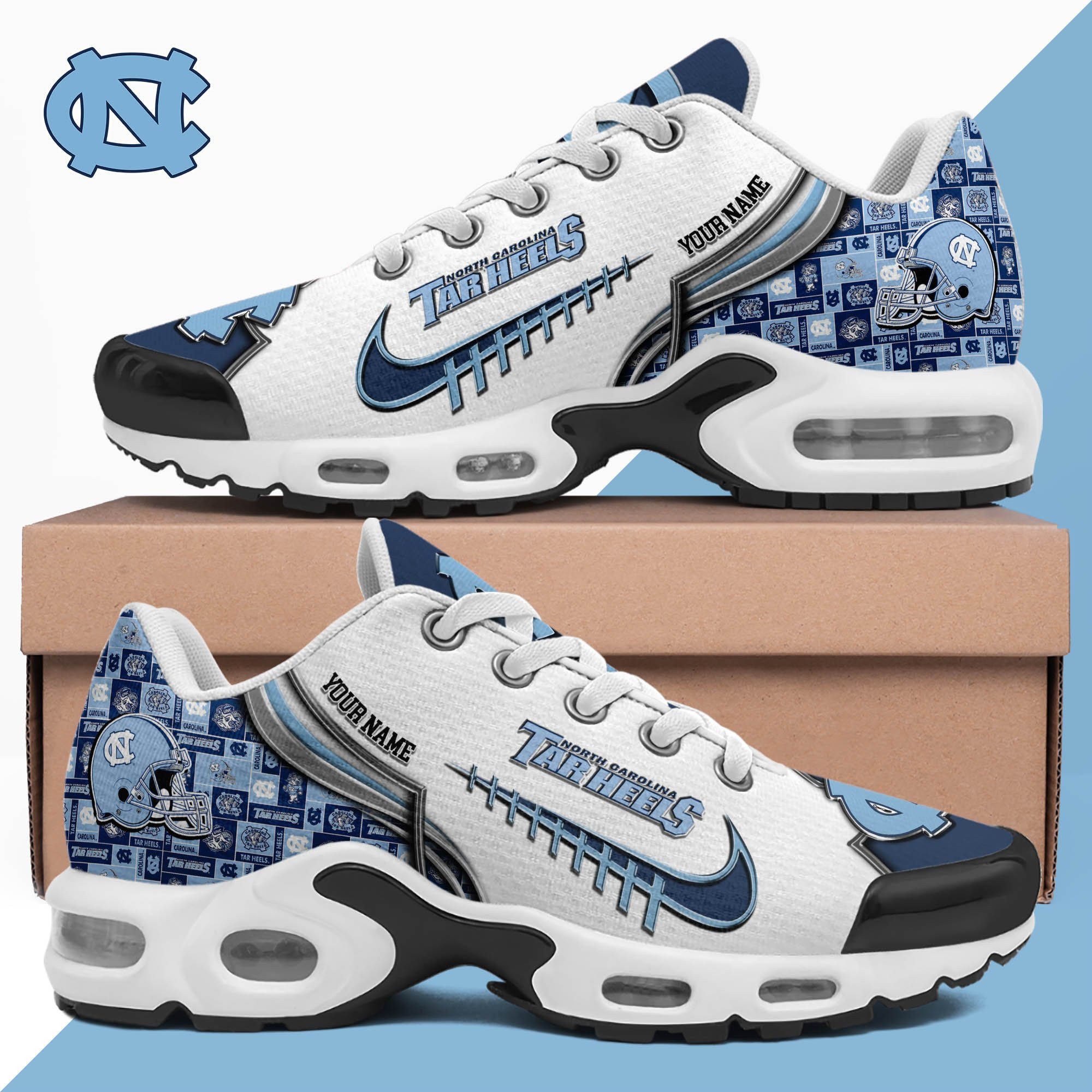 north carolina tar heels tn shoes 2026 version custom your name 642 9005 zbnuf