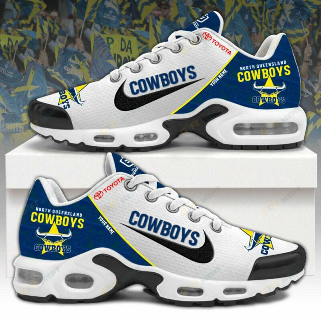north queensland cowboys customized unisex air max plus sneaker 4894 9qwq1