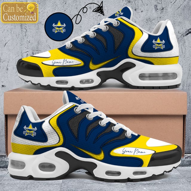 north queensland cowboys customized unisex air max plus sneakers 8760 qeqlk