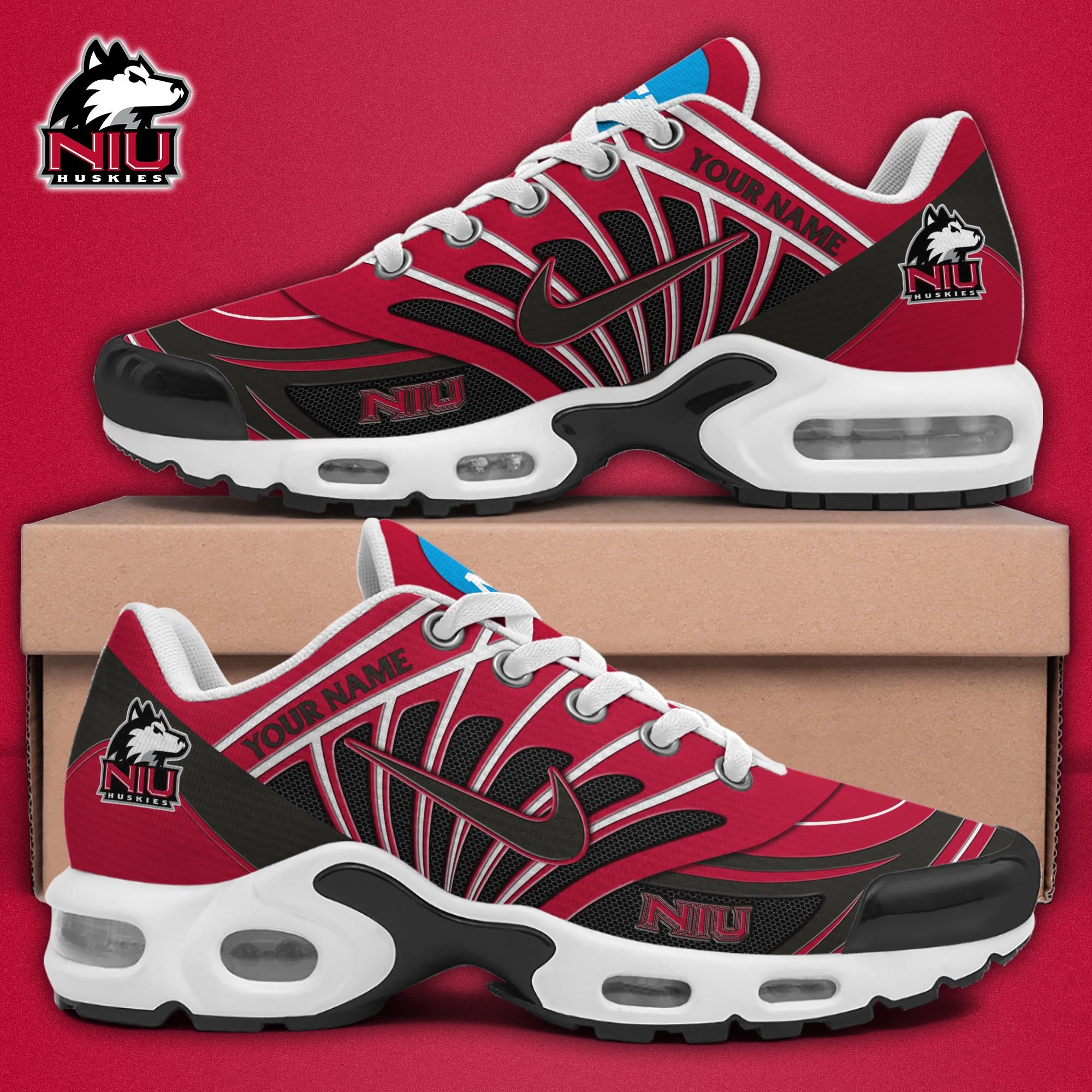 northern illinois huskies tn shoes 2026 version custom name 6483