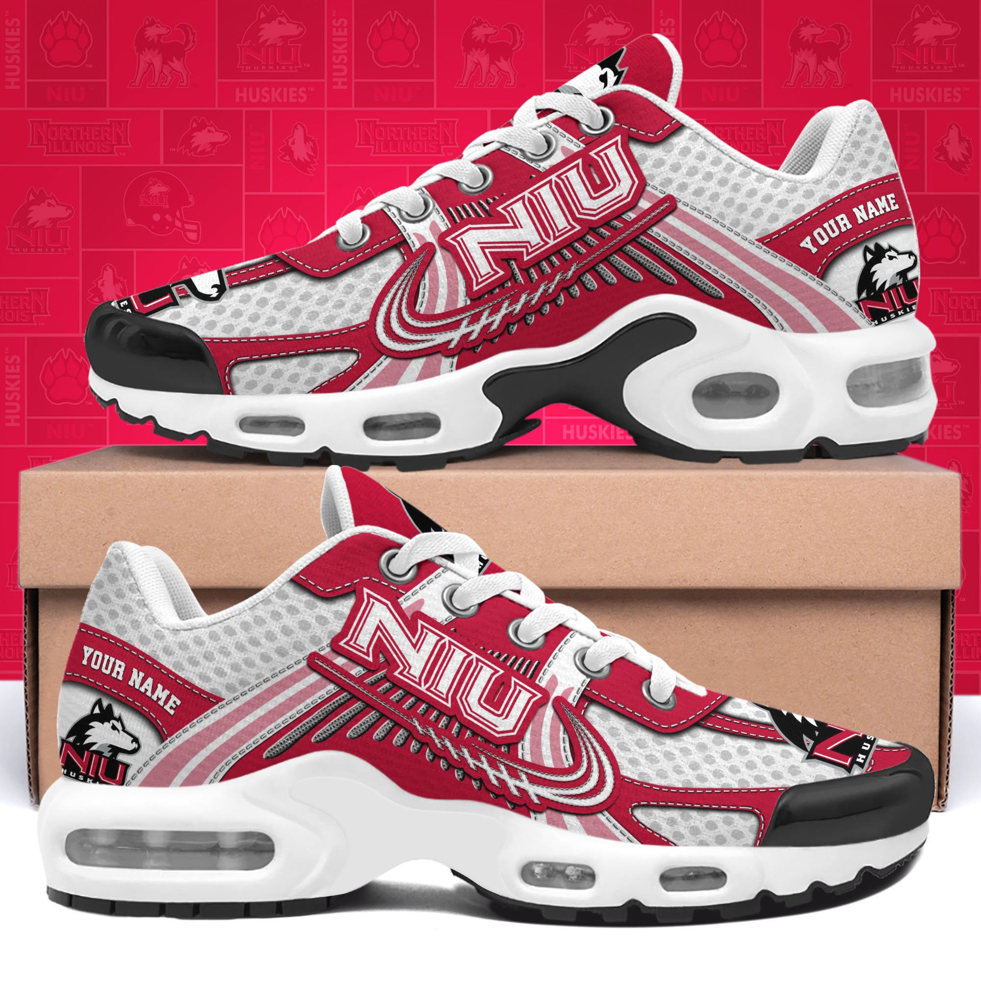 northern illinois huskies tn shoes custom your name sport shoes 4682 qlkkb