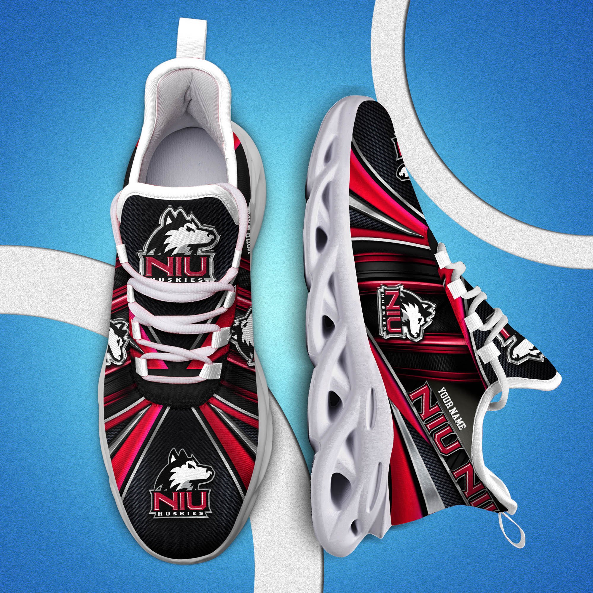 northern illinois huskies white c sneakers 2026 version personalized your name sport team sneakers sport gifts ph892 1785 ub6fy