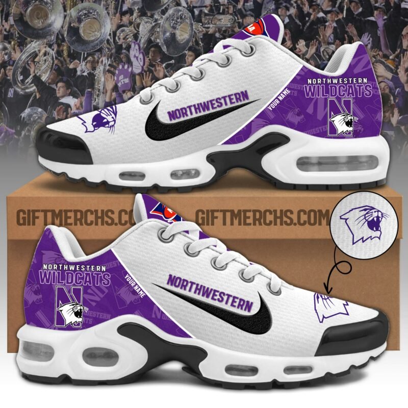 Northwestern Wildcats TN Shoes 2026 Version Custom Name, Shoes For Sport Fan, Sport Gifts PH270