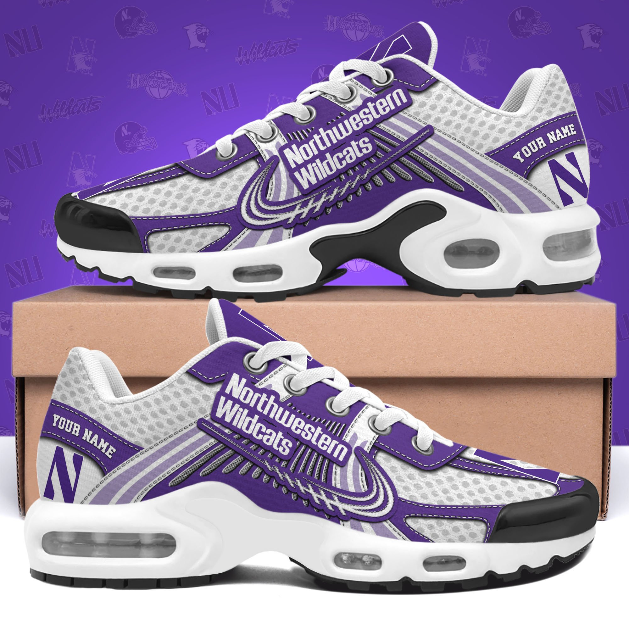 northwestern wildcats tn shoes custom your name sport shoes 3066 ohzpm