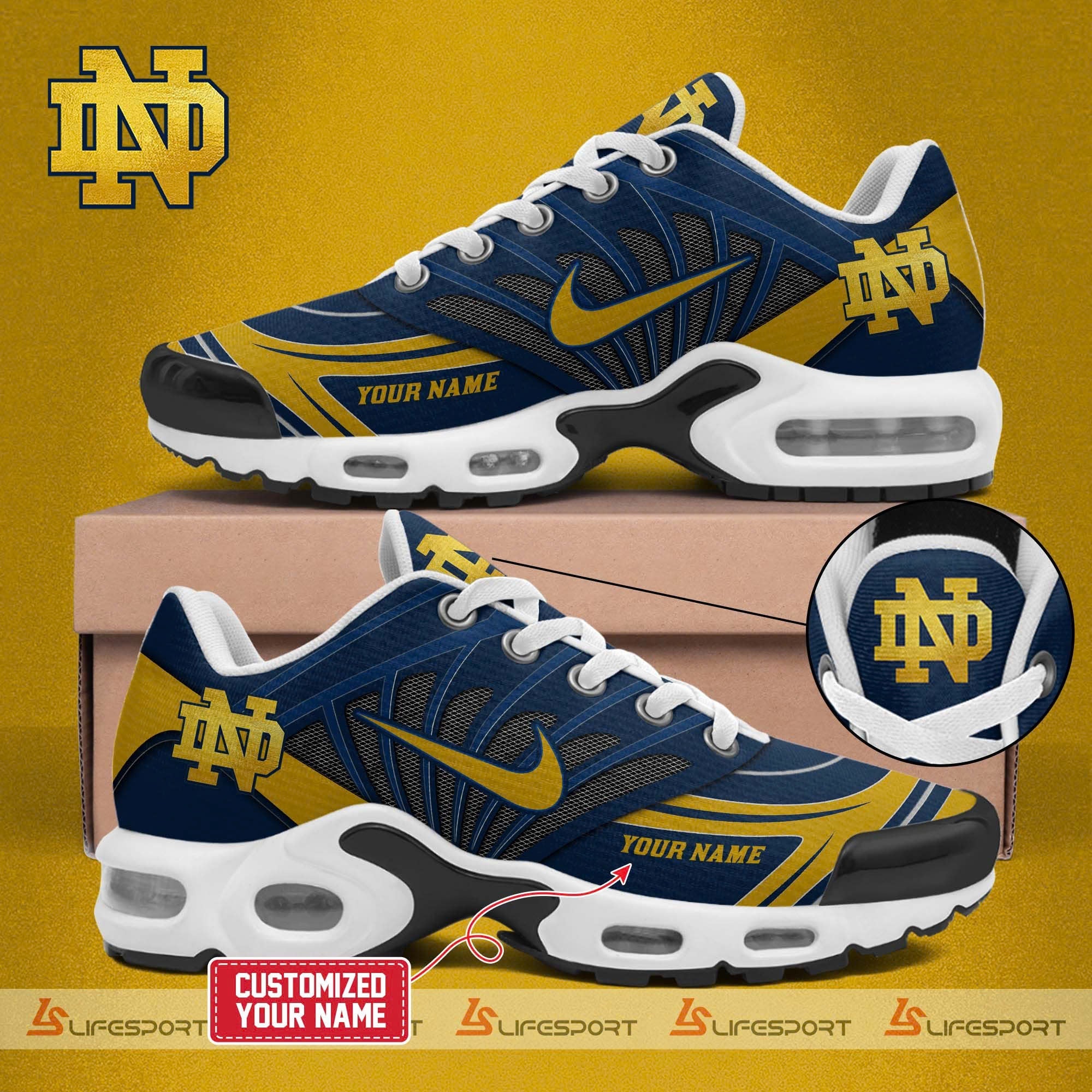 Notre Dame Fighting Irish 2026 TN Plus Shoes