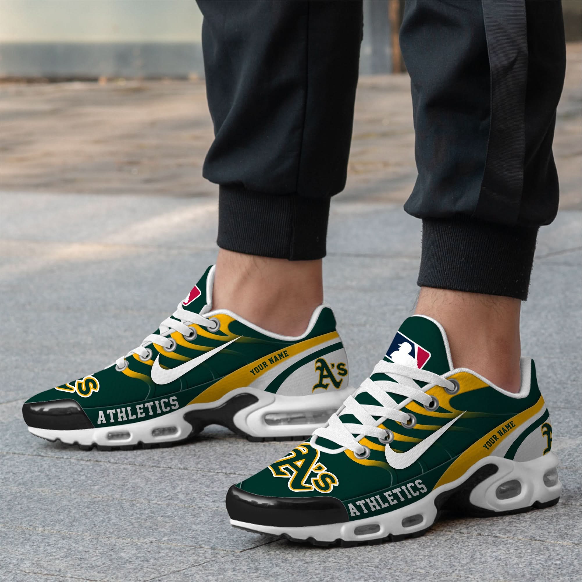 Oakland Athletics  Personalized Air Max Shoes TD 300525