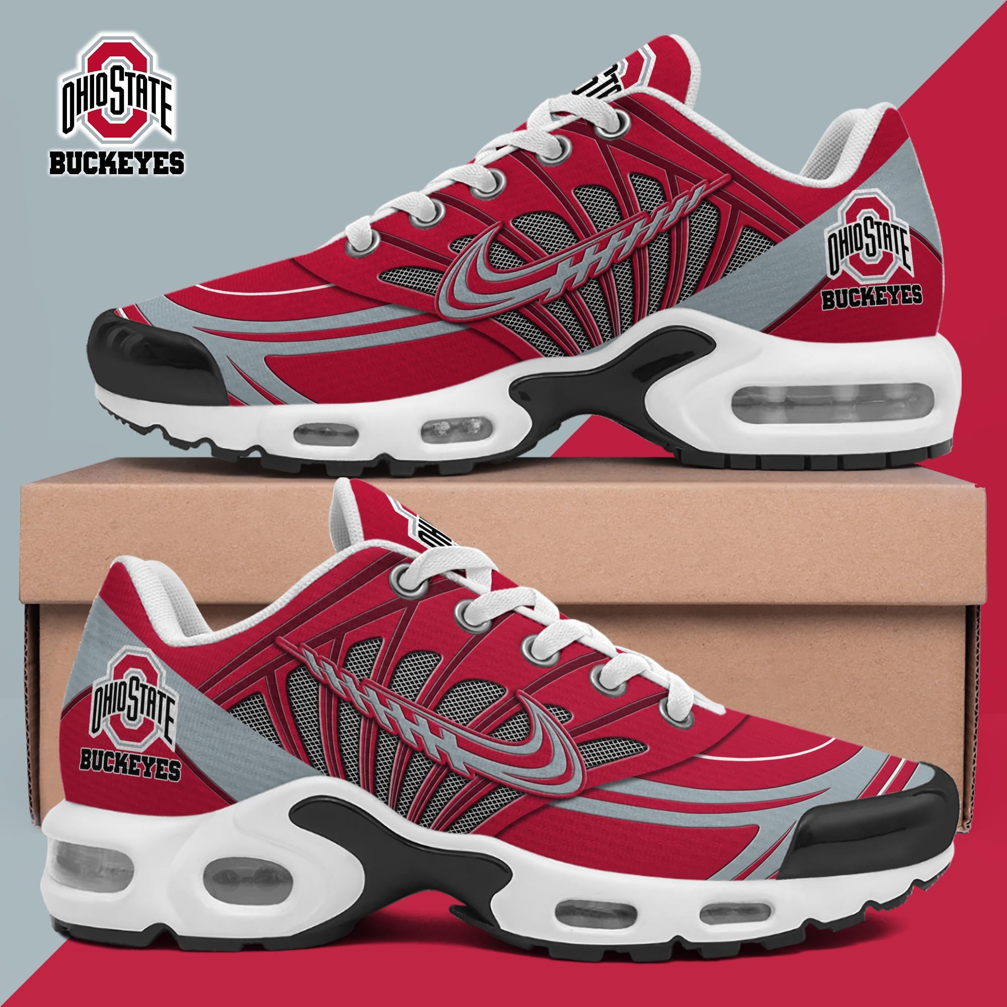 Ohio State Buckeyes TN Shoes 2026 Version Custom Name 135