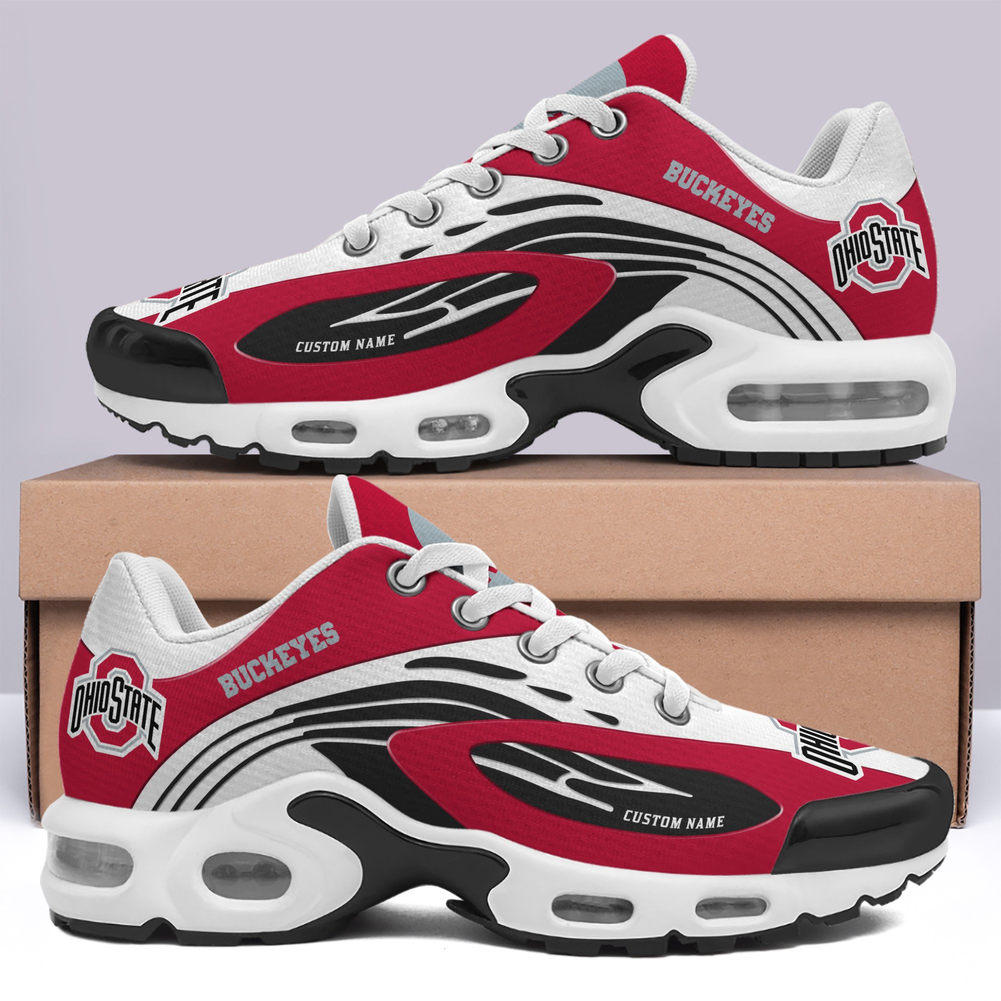 Ohio State Buckeyes TN Shoes 2026 Version Custom Your Name 026
