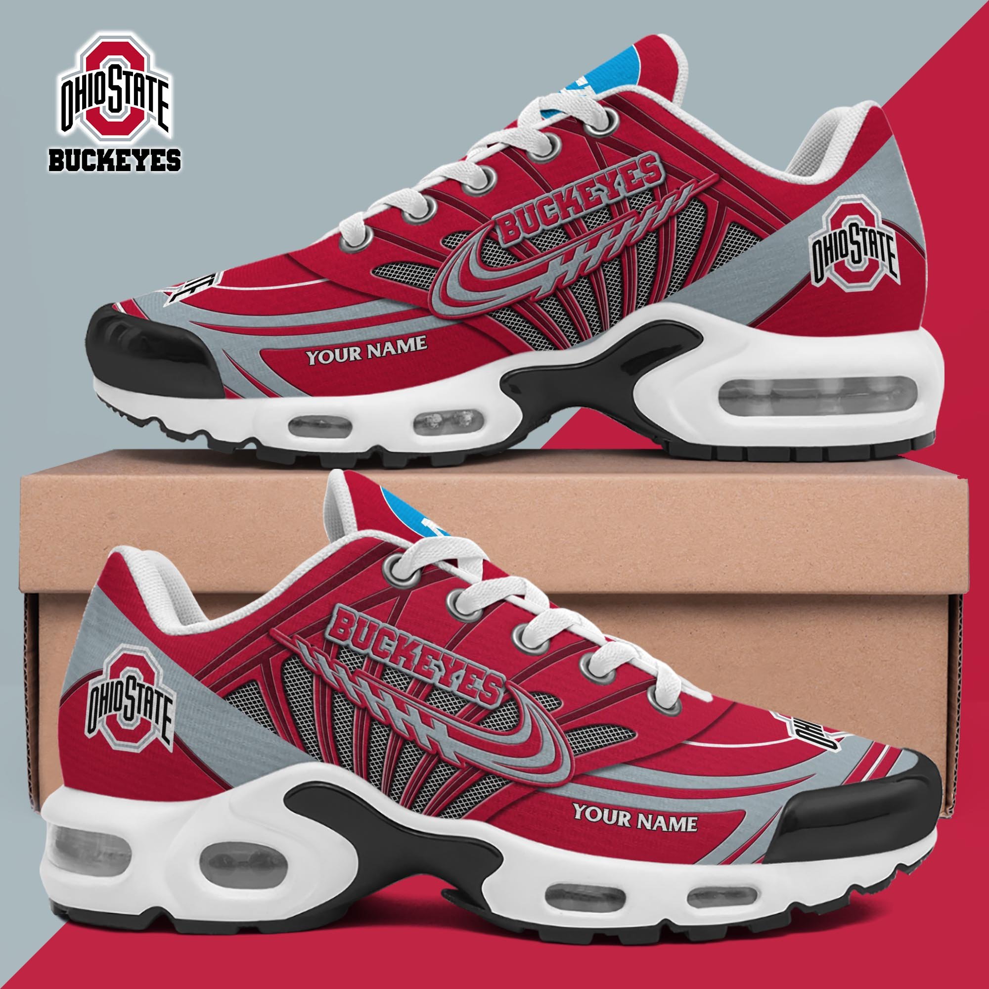 Ohio State Buckeyes TN Shoes 2026 Version Custom Your Name 