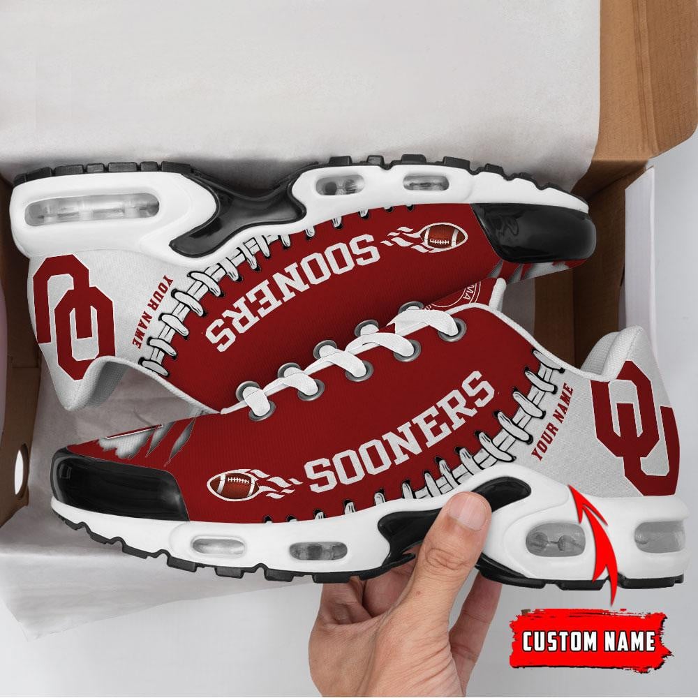 Oklahoma Sooners Personalized TN Air Max Shoes Air Cushion Sneakers