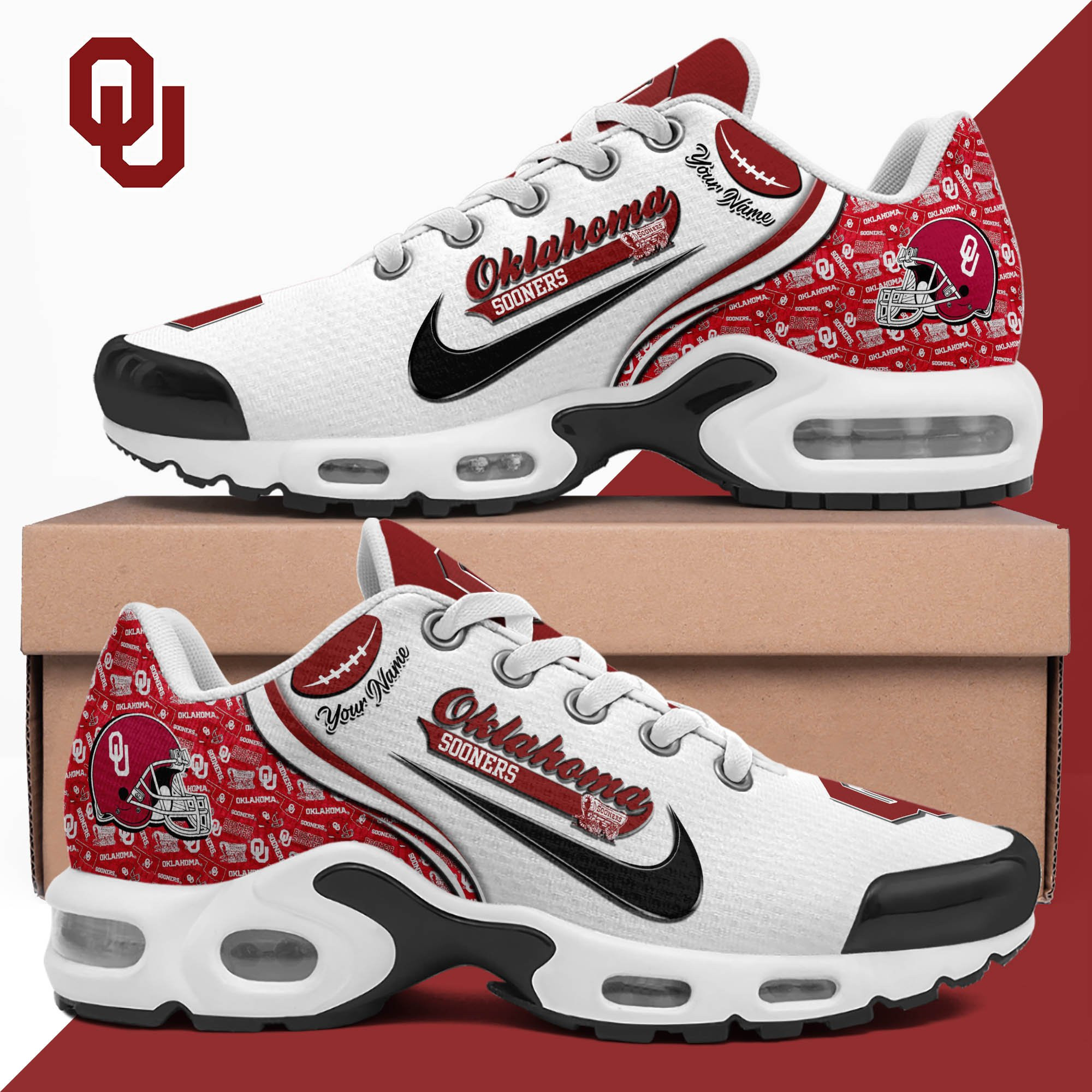 Oklahoma Sooners TN Shoes 2026 Version Custom Your Name 499