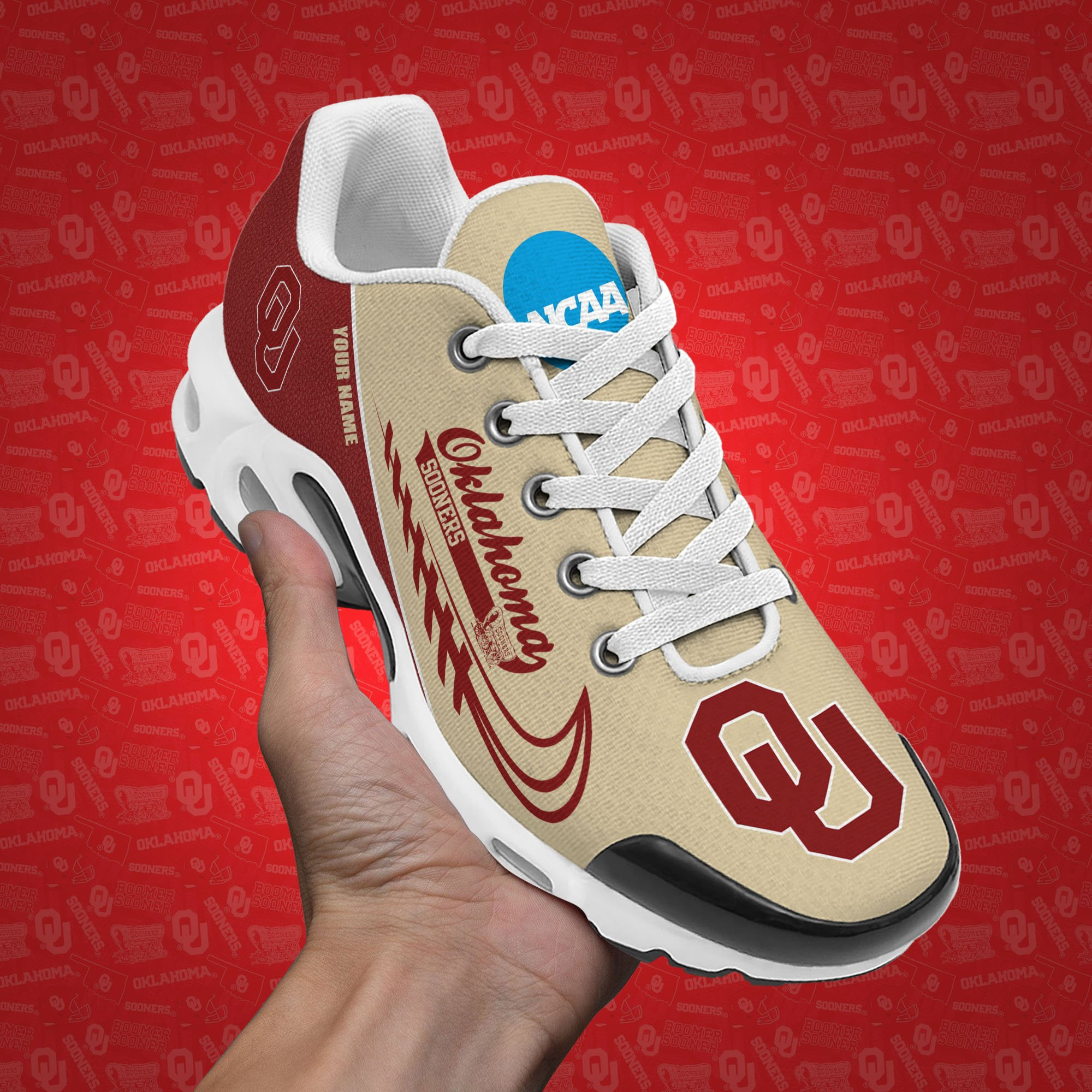 Oklahoma Sooners TN Shoes Custom Your Name 514