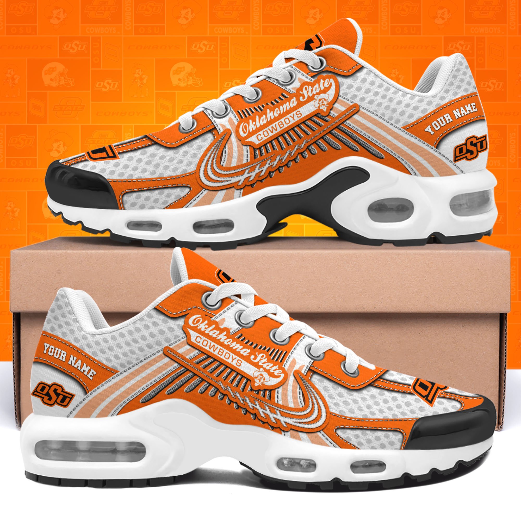 oklahoma state cowboys tn shoes custom your name sport shoes 8795
