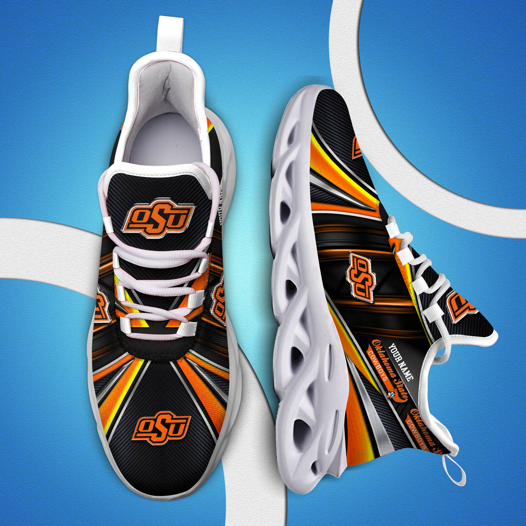 oklahoma state cowboys white c sneakers 2026 version personalized your name sport team sneakers sport gifts ph892 4806