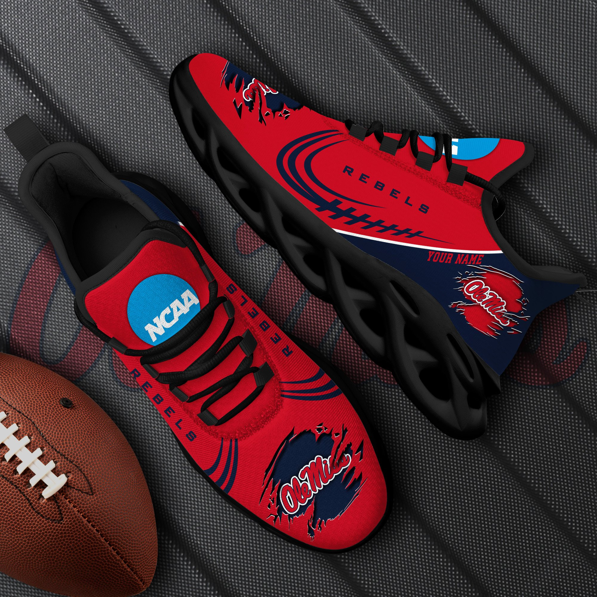 ole miss rebels black max soul shoes 2026 versions custom name 016 3437 e7tob