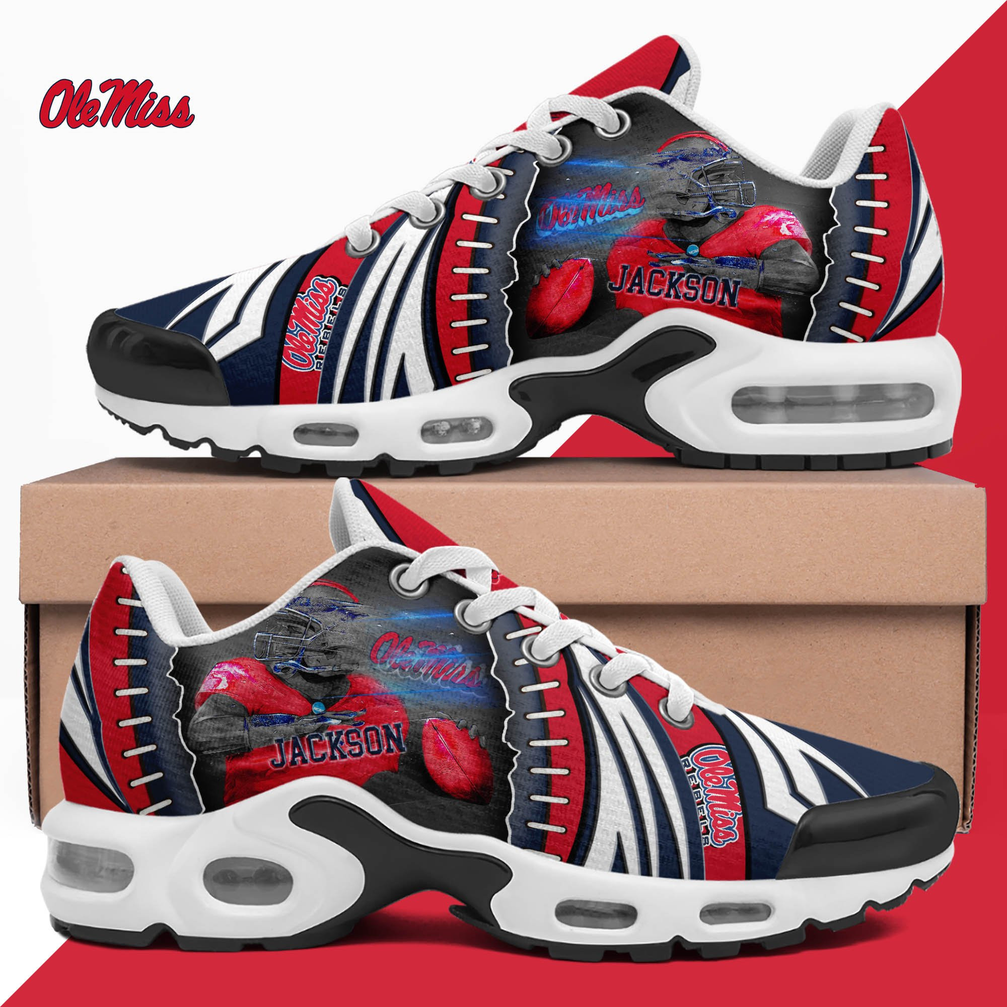 ole miss rebels tn shoes 2026 version custom your name 919 7517 vhemr