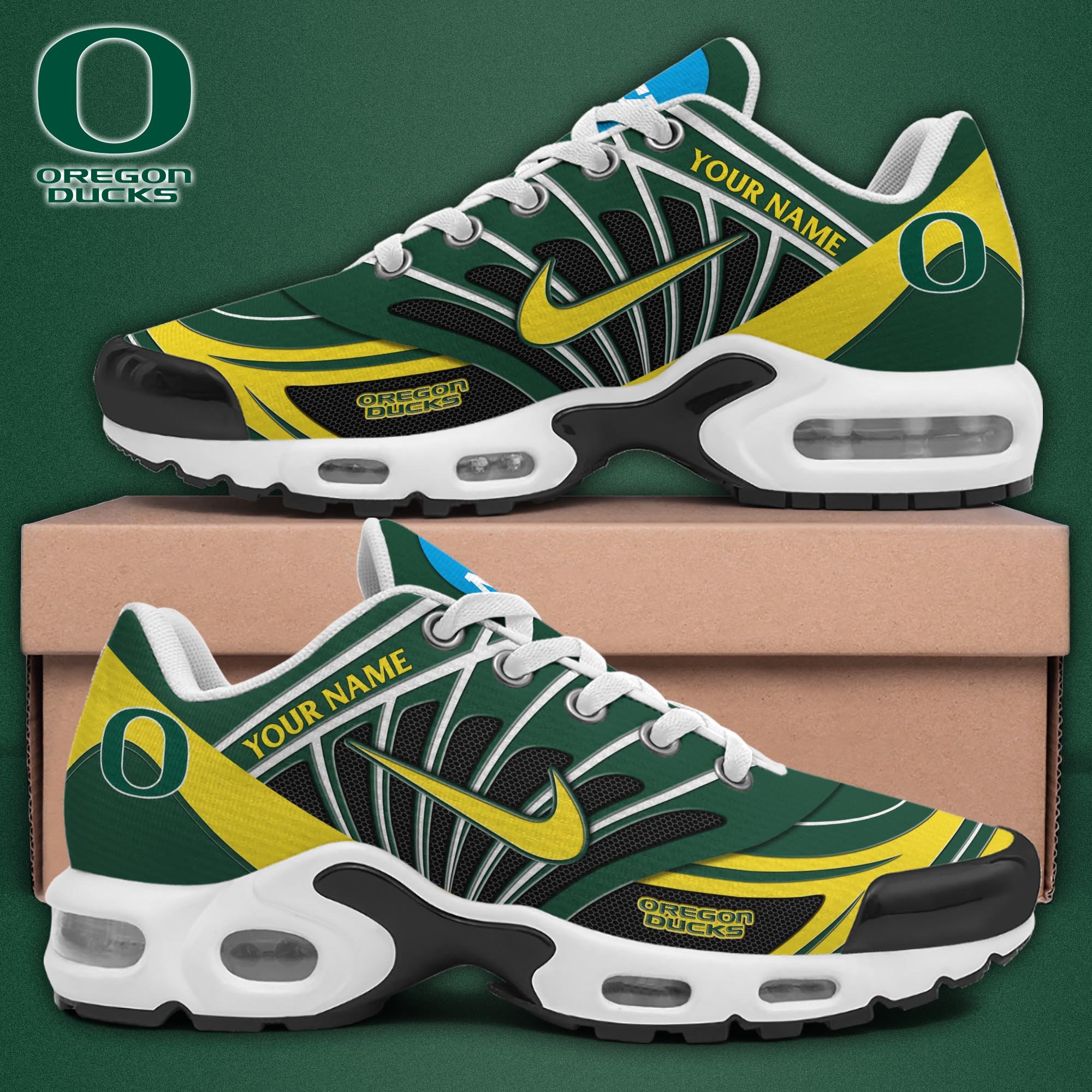 Oregon Ducks TN Shoes 2026 Version Custom Name 