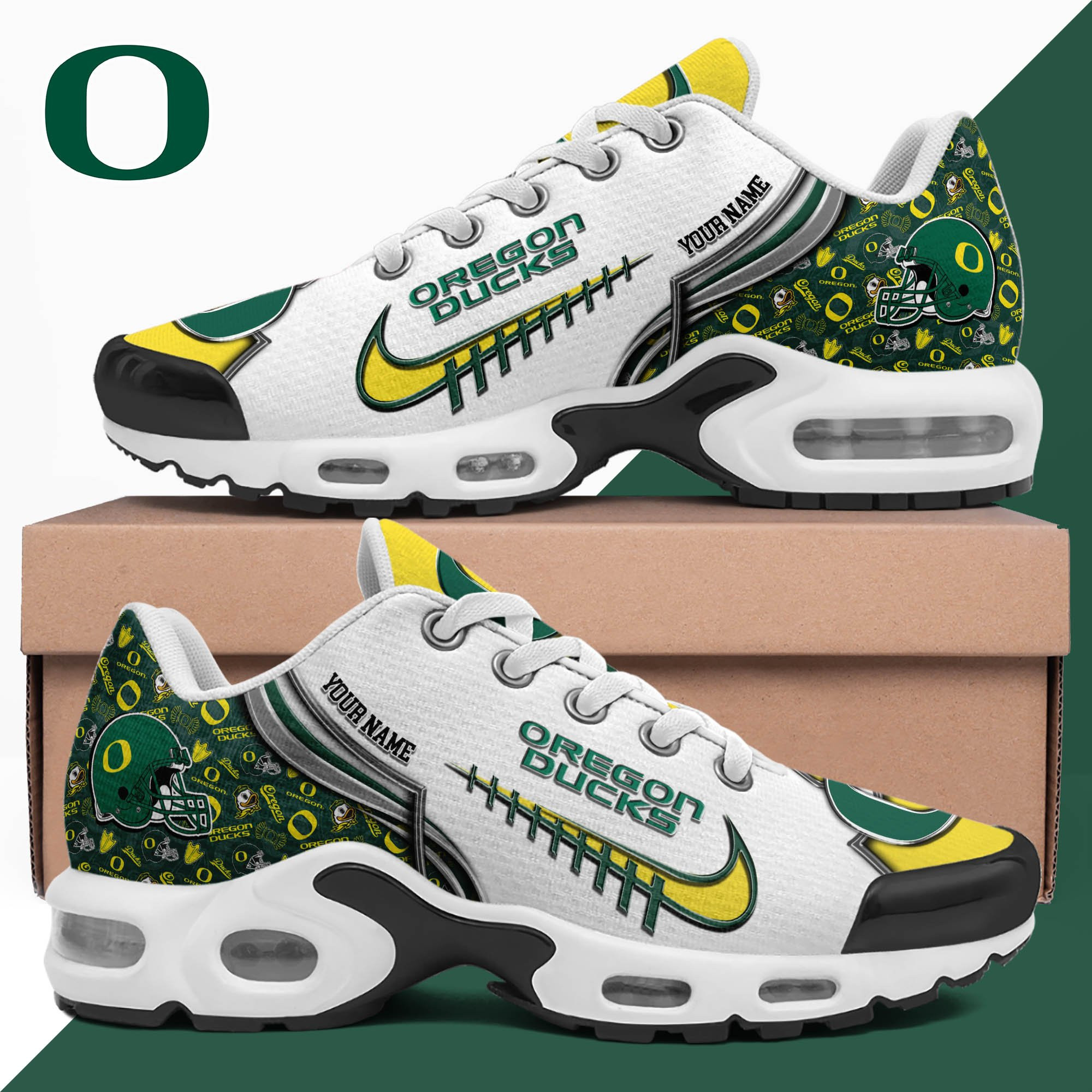 Oregon Ducks TN Shoes 2026 Version Custom Your Name 642