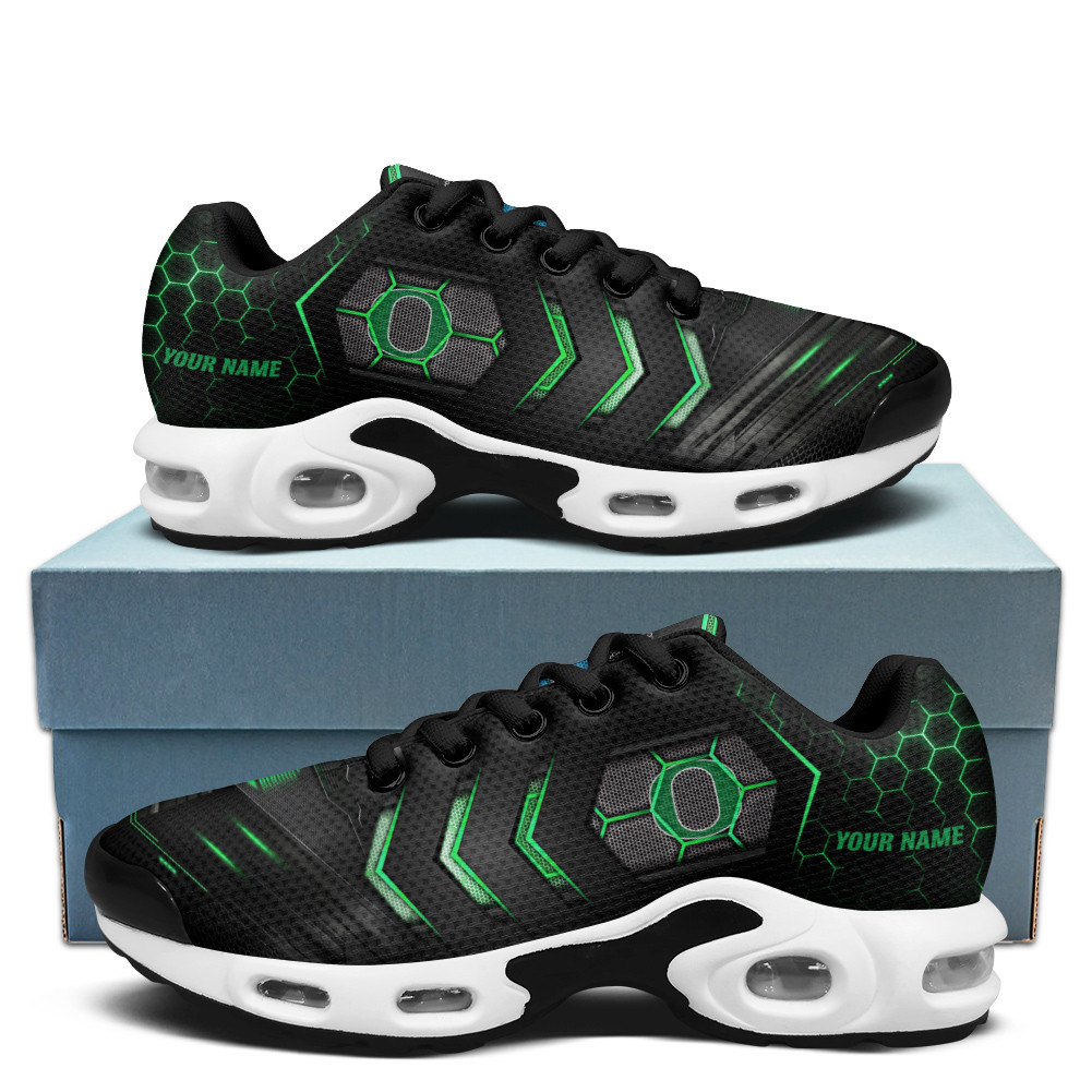 oregon personalized name team colors arrow line beehive pattern tn air max shoes air cushion sneakers 6716 dmwjf