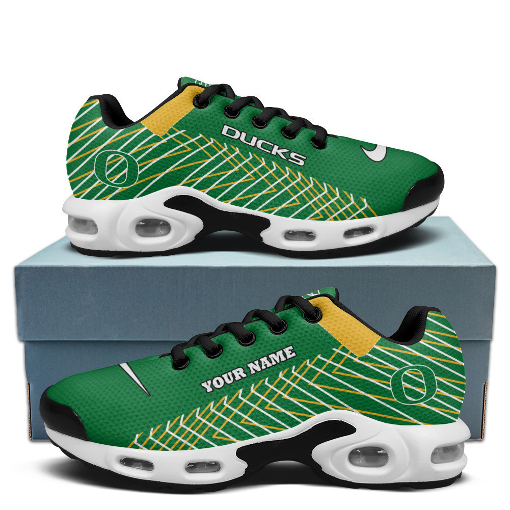 oregon personalized name team colors jagged lines tn shoes air cushion sneakers 4971 c3u7c