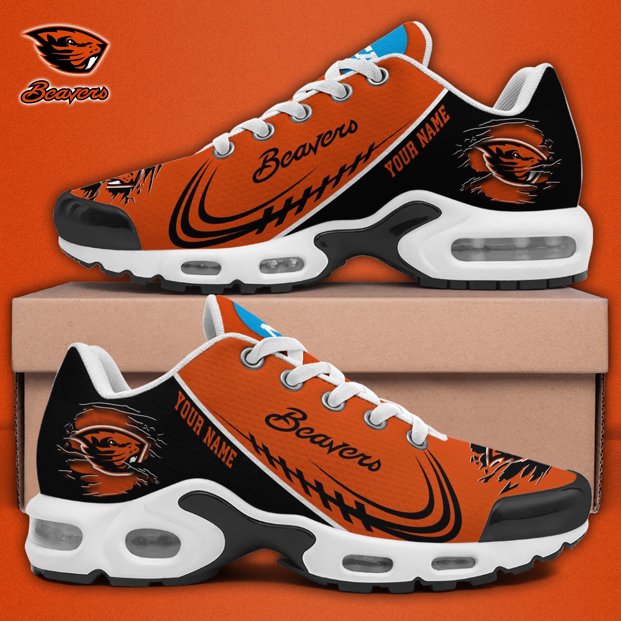 Oregon State Beavers TN Shoes 2026 Version Custom Name 