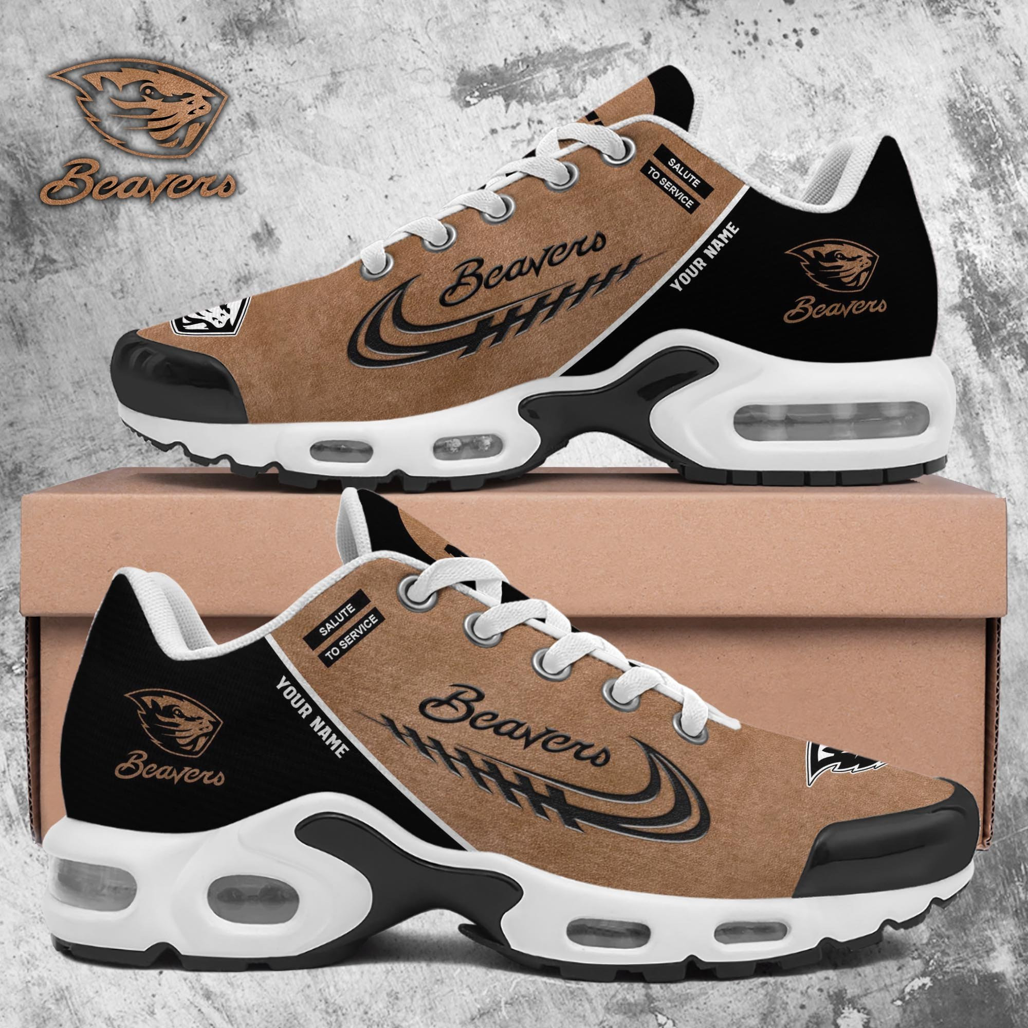 oregon state beavers tn shoes 2026 version custom name shoes for football fans fan gifts ph637 5986 o5n64