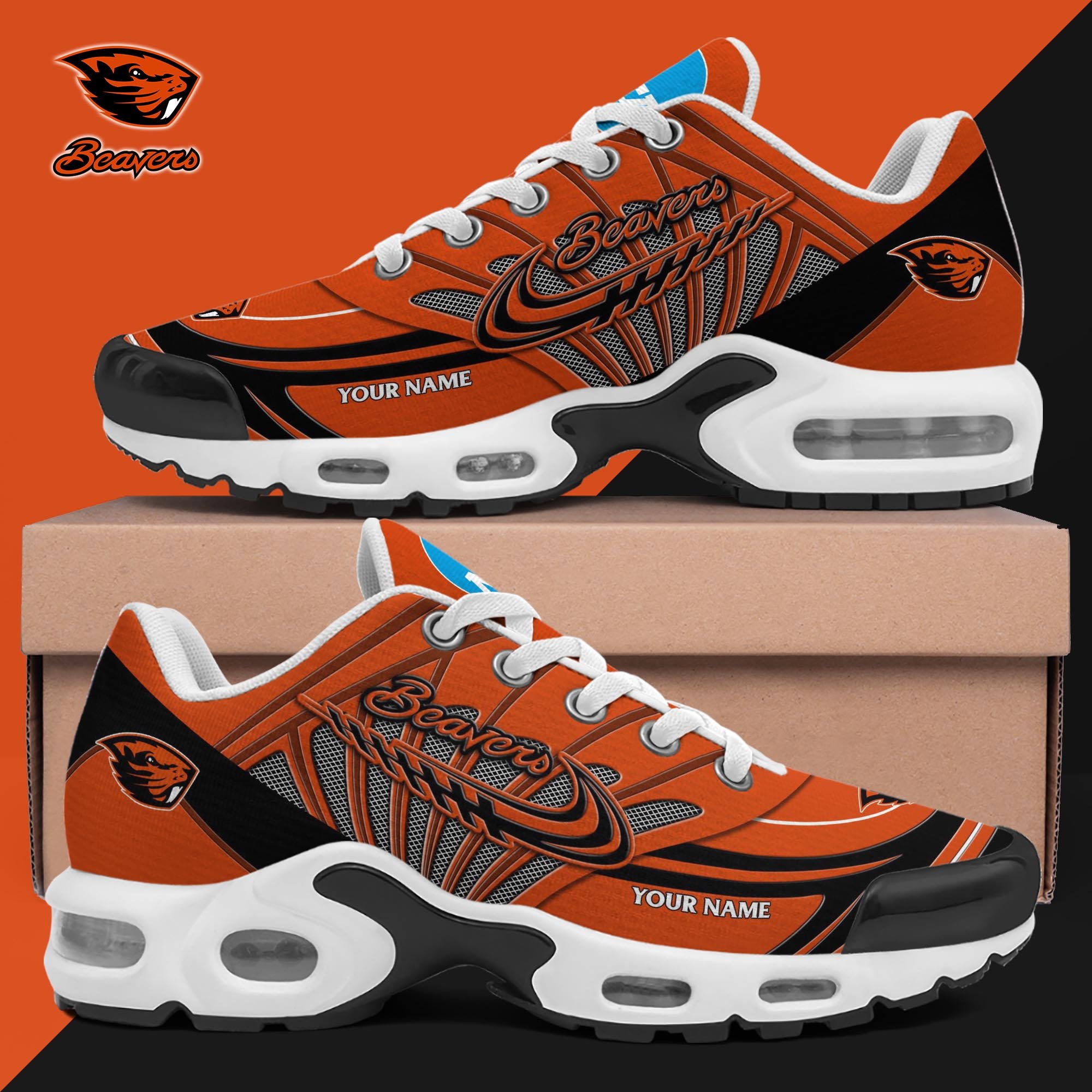oregon state beavers tn shoes 2026 version custom your name 4188 y76lb