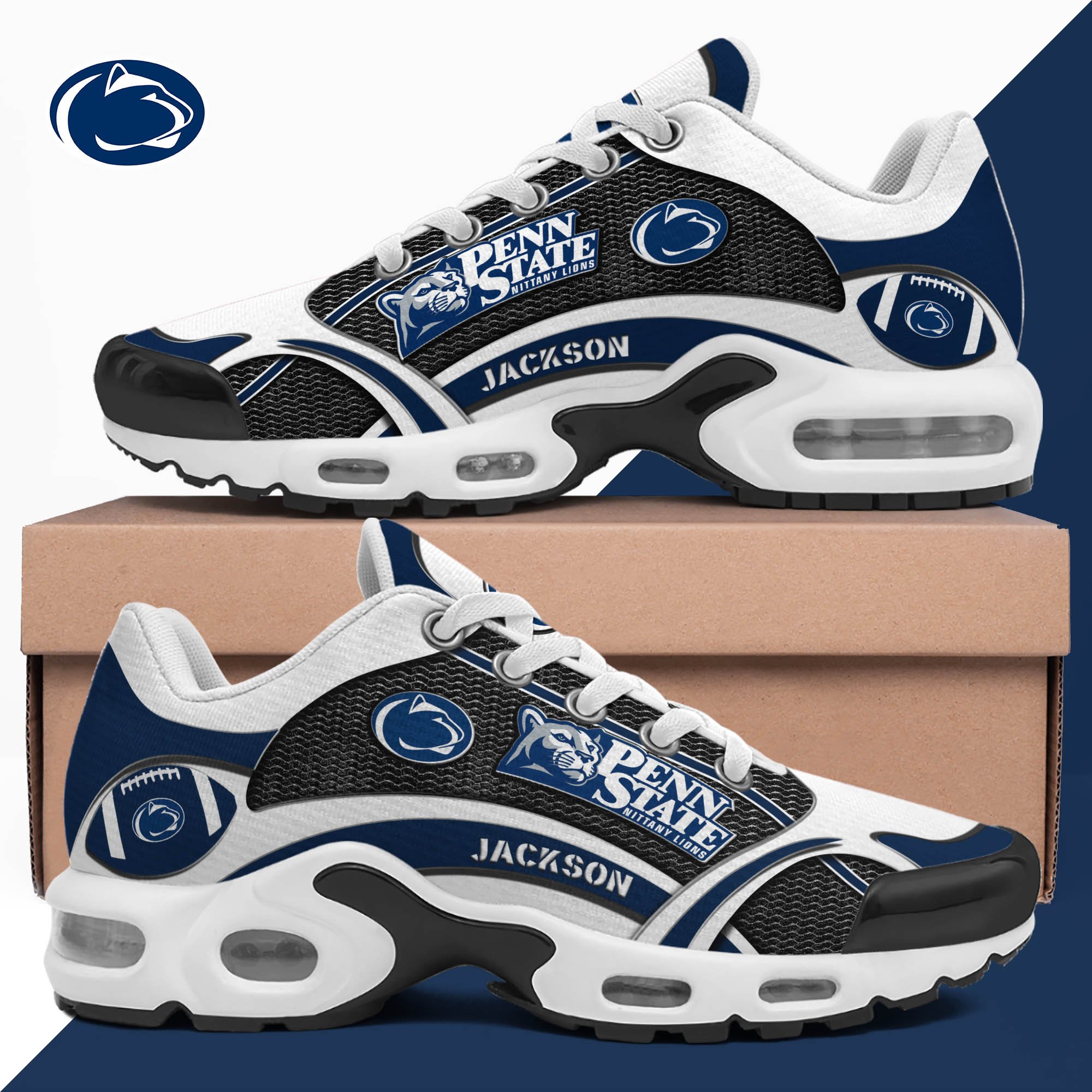 Penn State Nittany Lions Team TN Shoes 2026 Version Custom Name 889