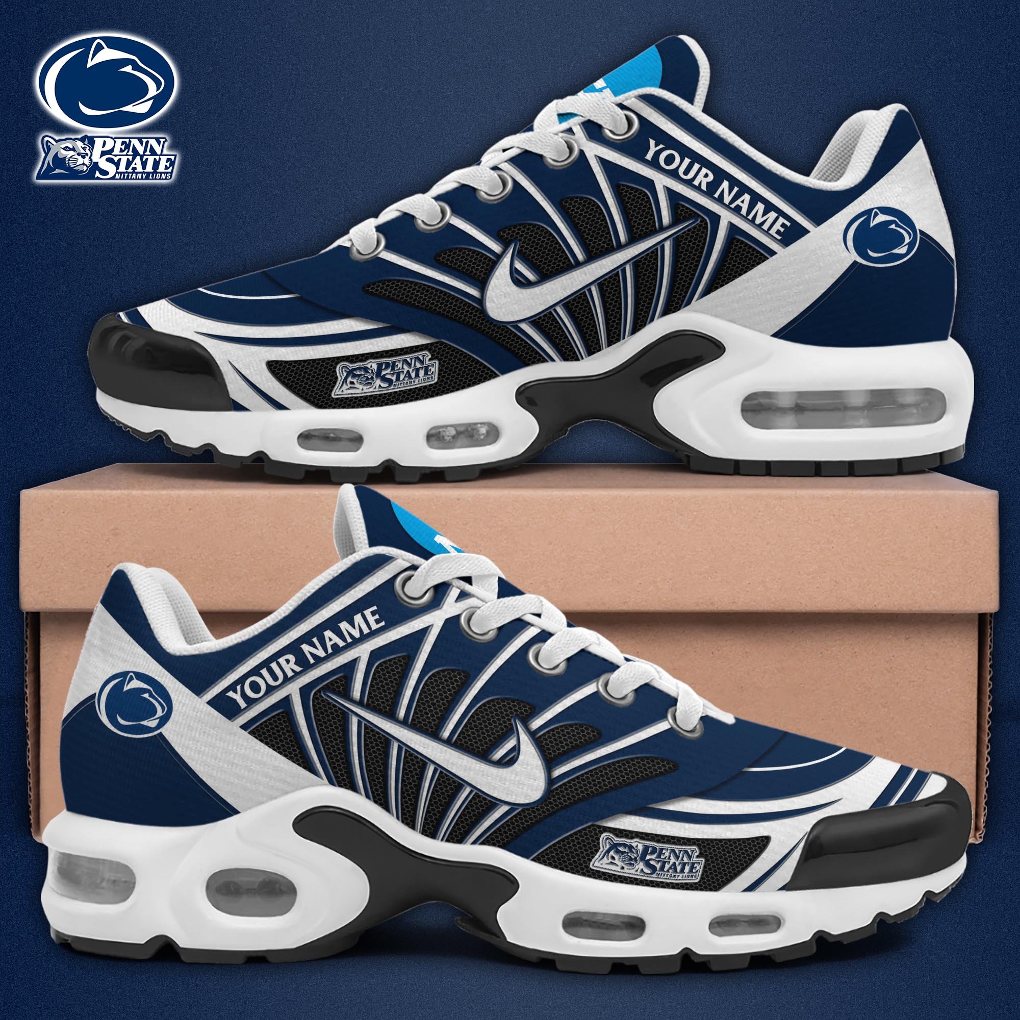 Penn State Nittany Lions TN Shoes 2026 Version Custom Name 