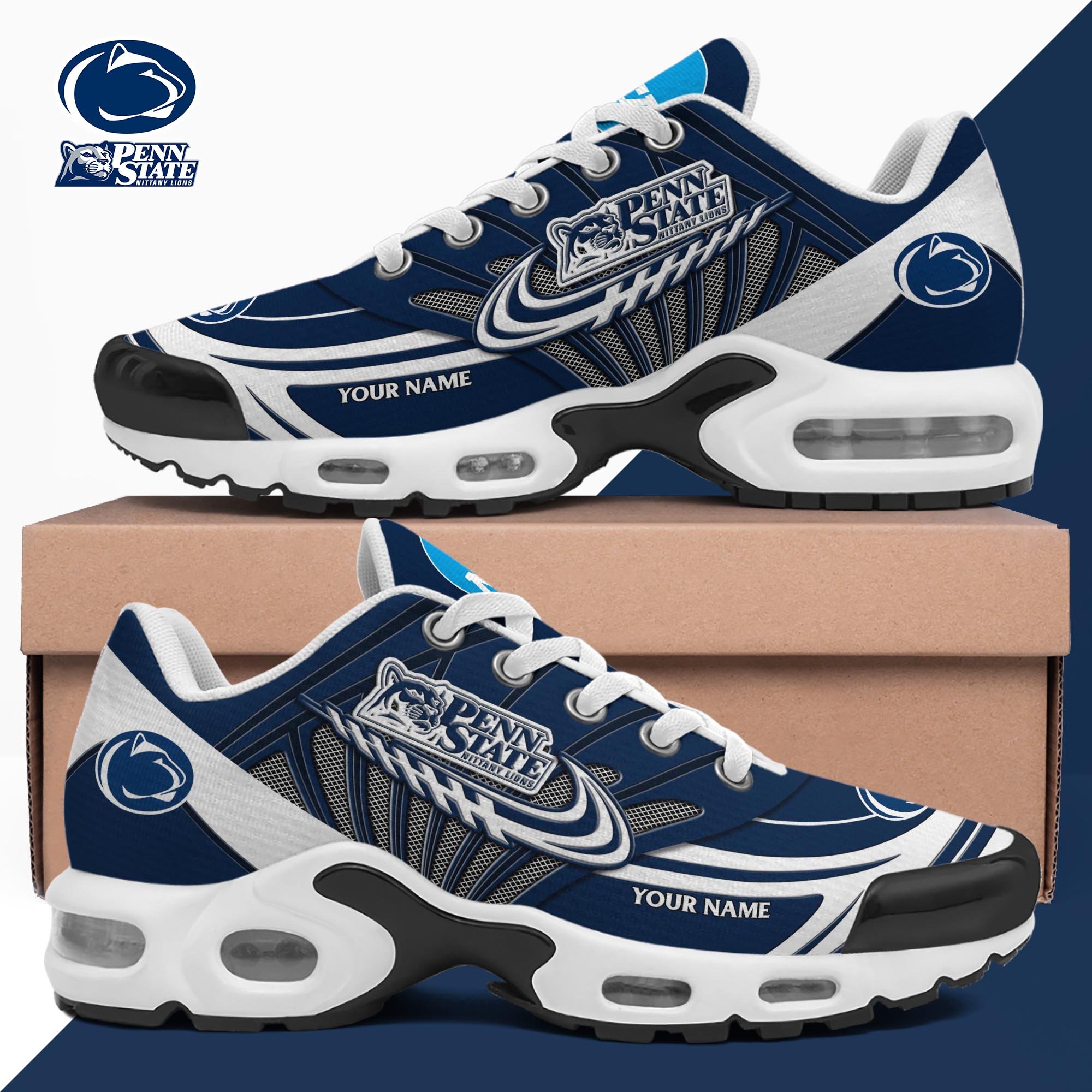 Penn State Nittany Lions TN Shoes 2026 Version Custom Your Name 594