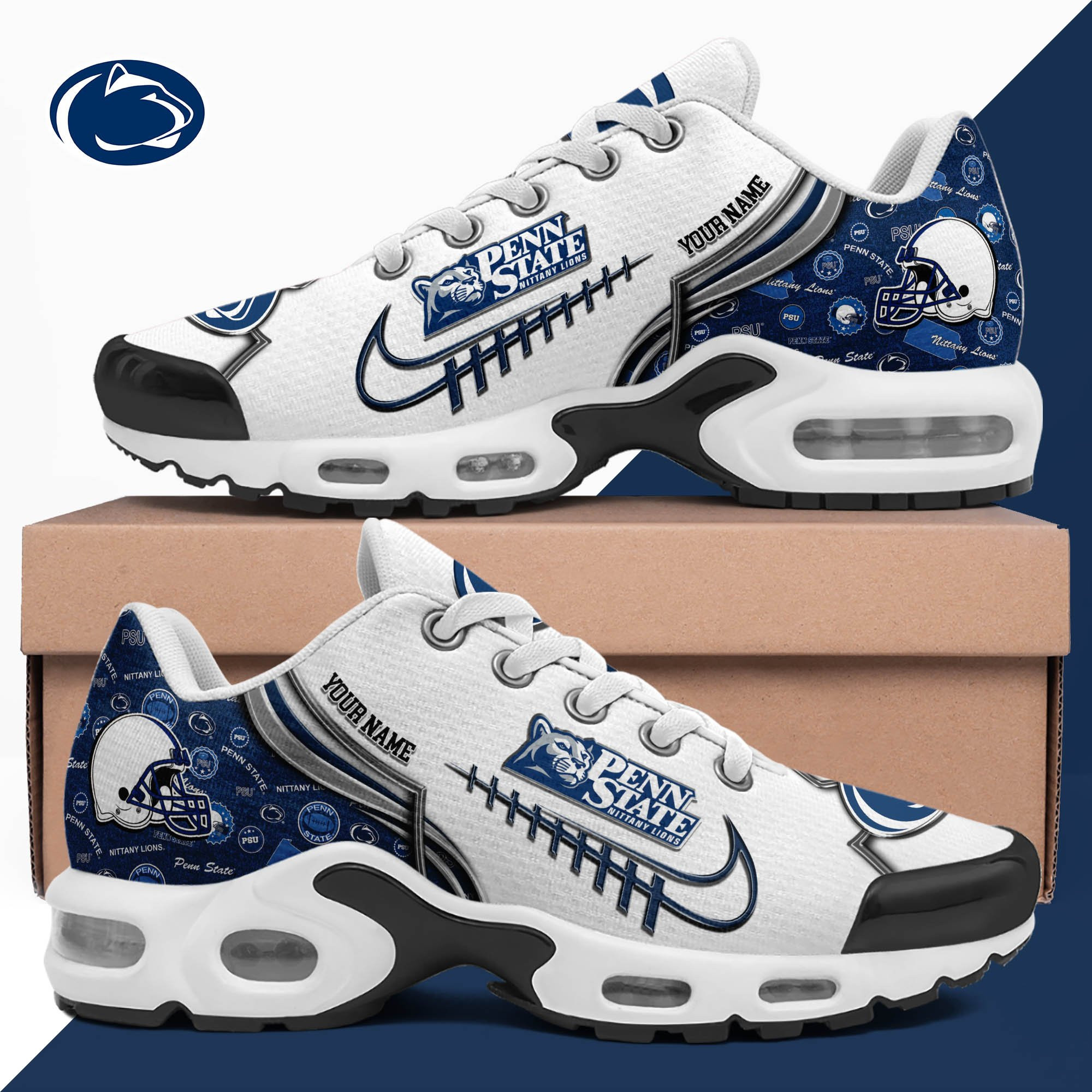 Penn State Nittany Lions TN Shoes 2026 Version Custom Your Name 642